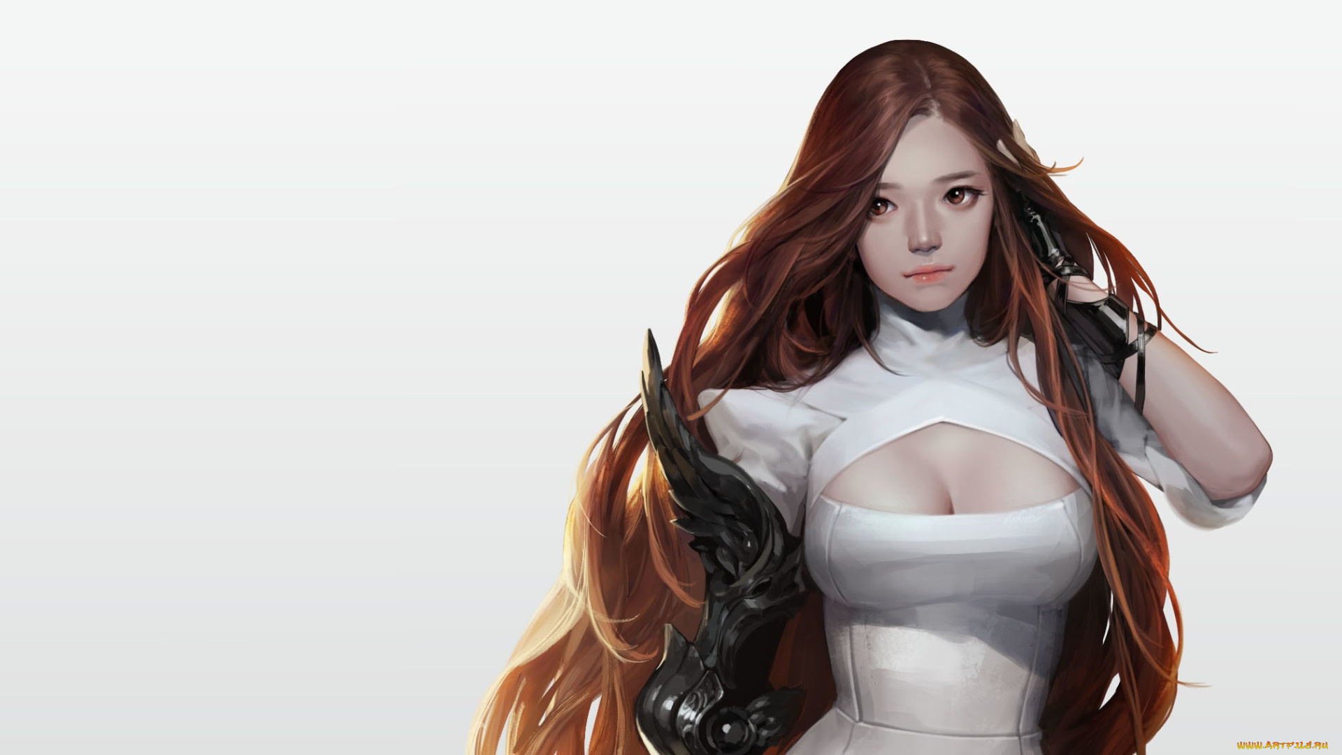 3д, графика, аниме, , anime, девушка, personal, work, воин, snod, snow, арт