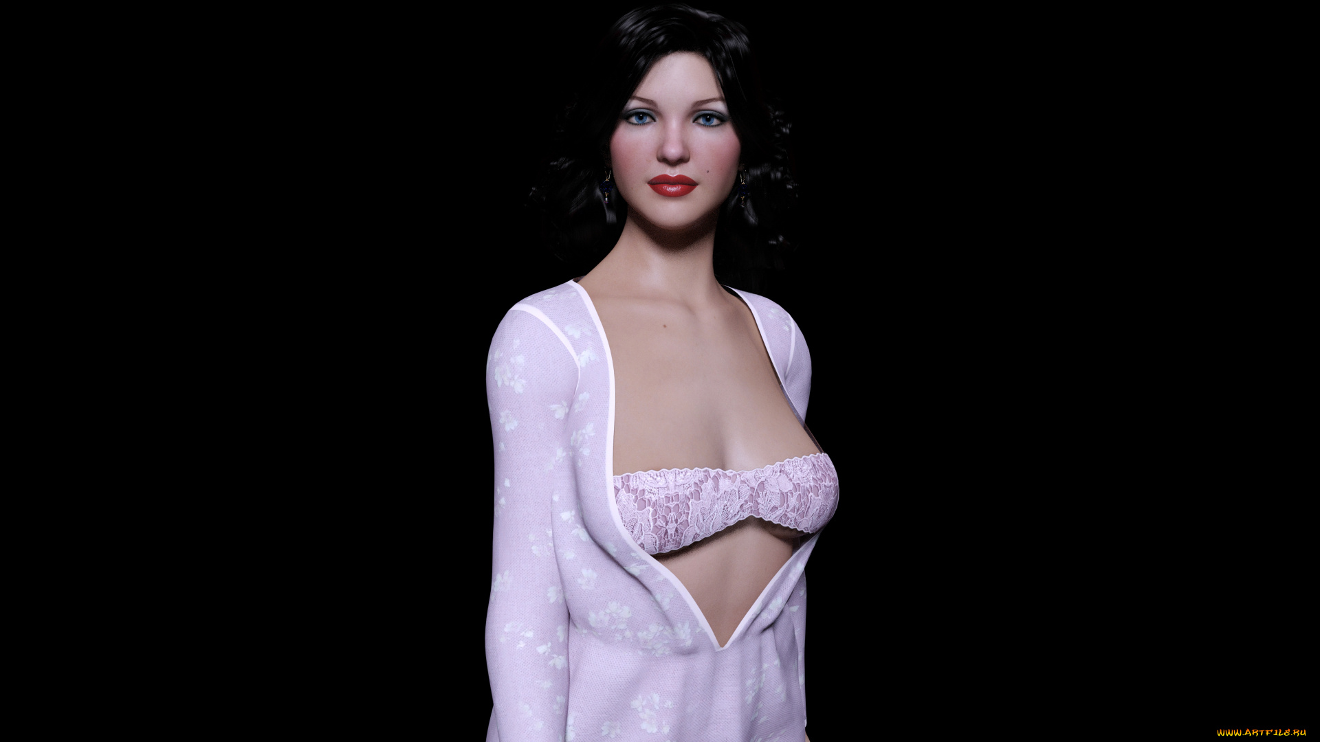 3д, графика, люди, , people, фон, взгляд, девушка