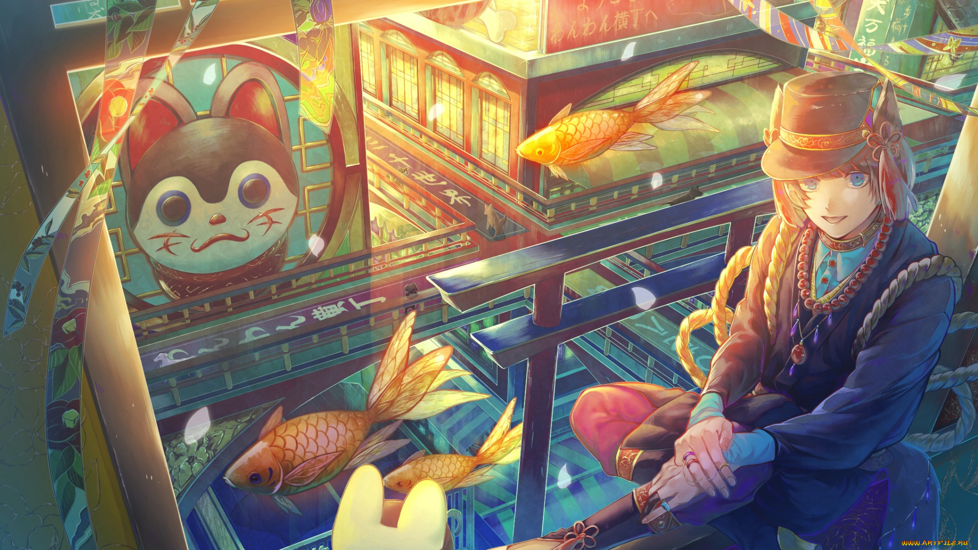 аниме, город, , улицы, , интерьер, , здания, tagme, artist