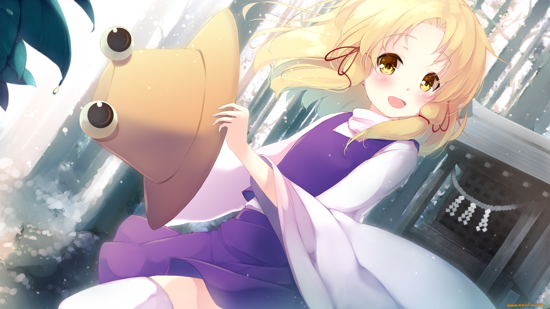 аниме, touhou, moriya, suwako