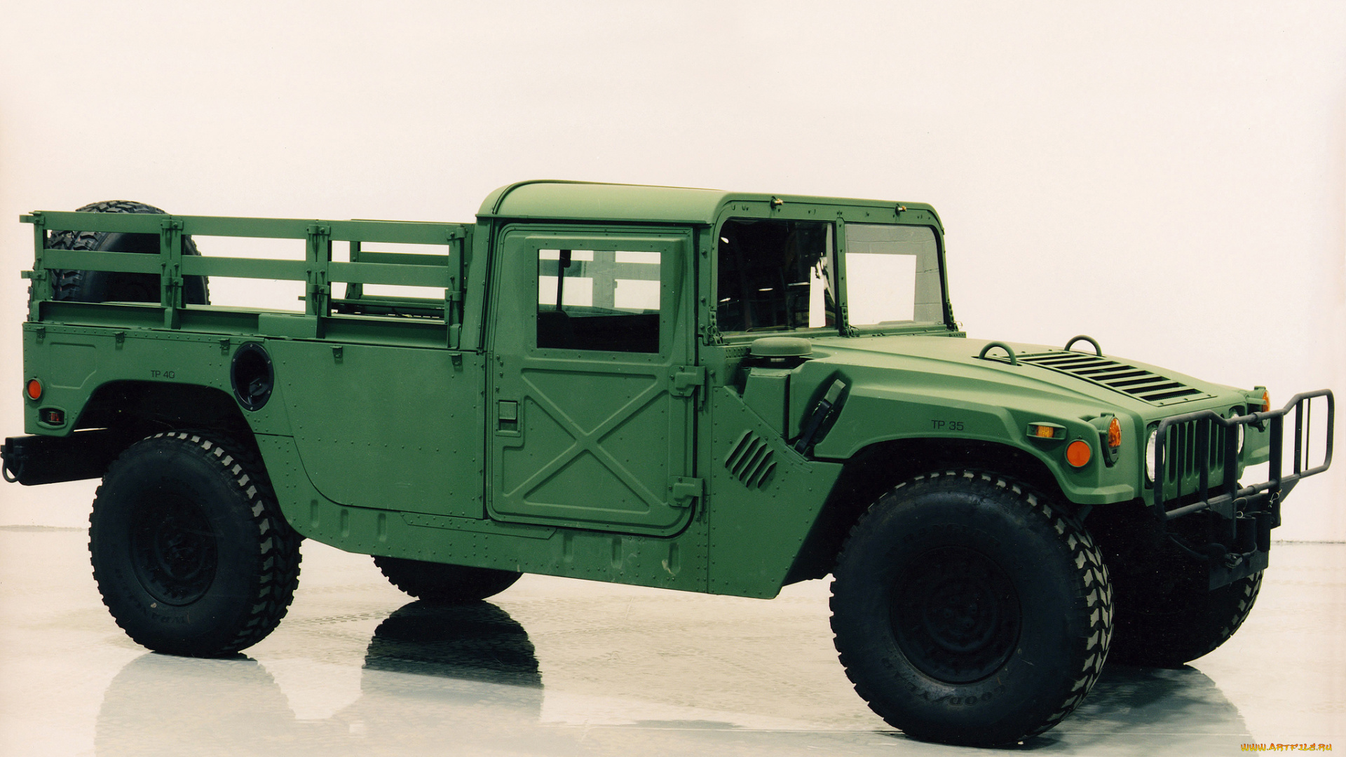 hmmwv-m1097a2, техника, военная, техника, внедорожник, джип, зелёный