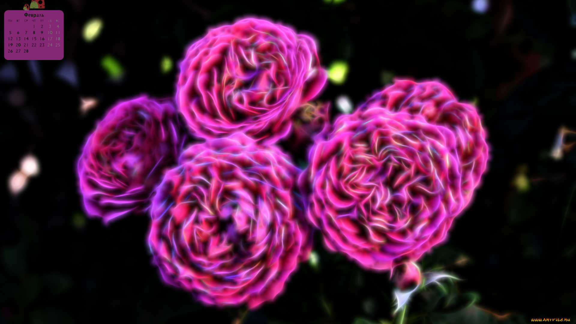 календари, компьютерный, дизайн, бутон, 2018