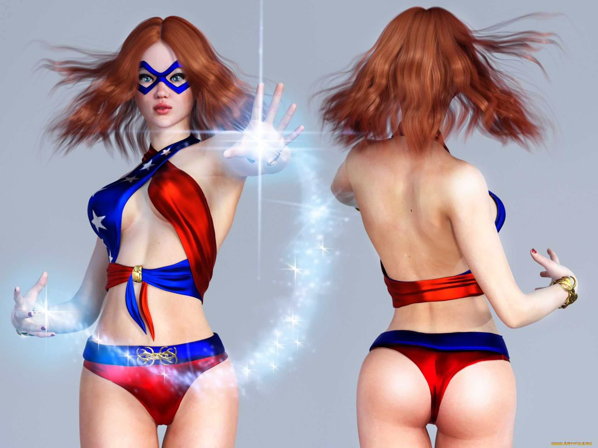 3д, графика, фантазия, , fantasy, фон, взгляд, девушки