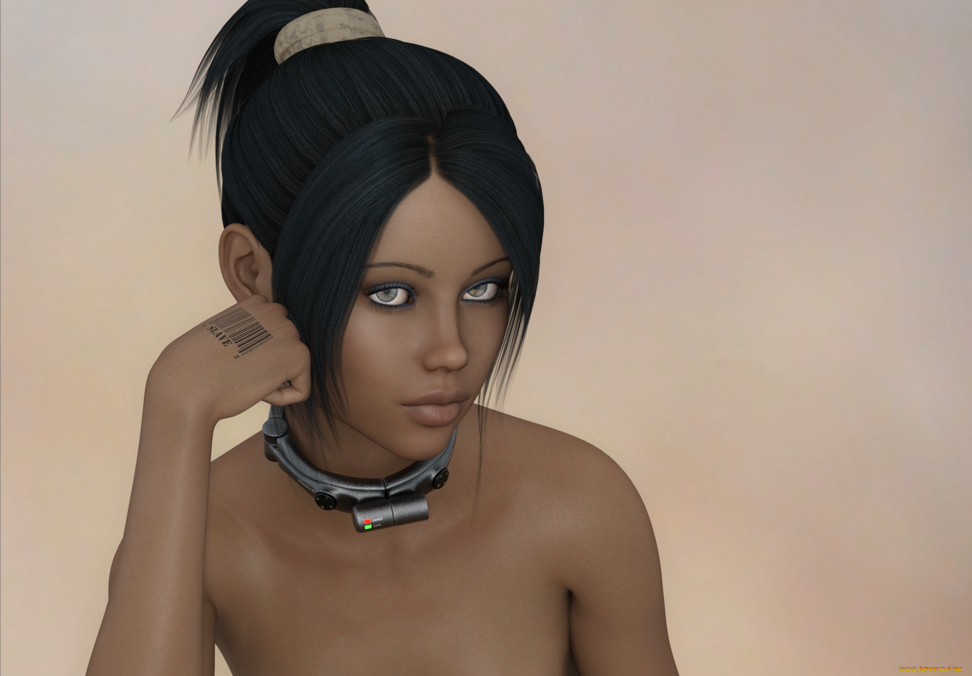 3д, графика, портрет, , portraits, фон, взгляд, девушка