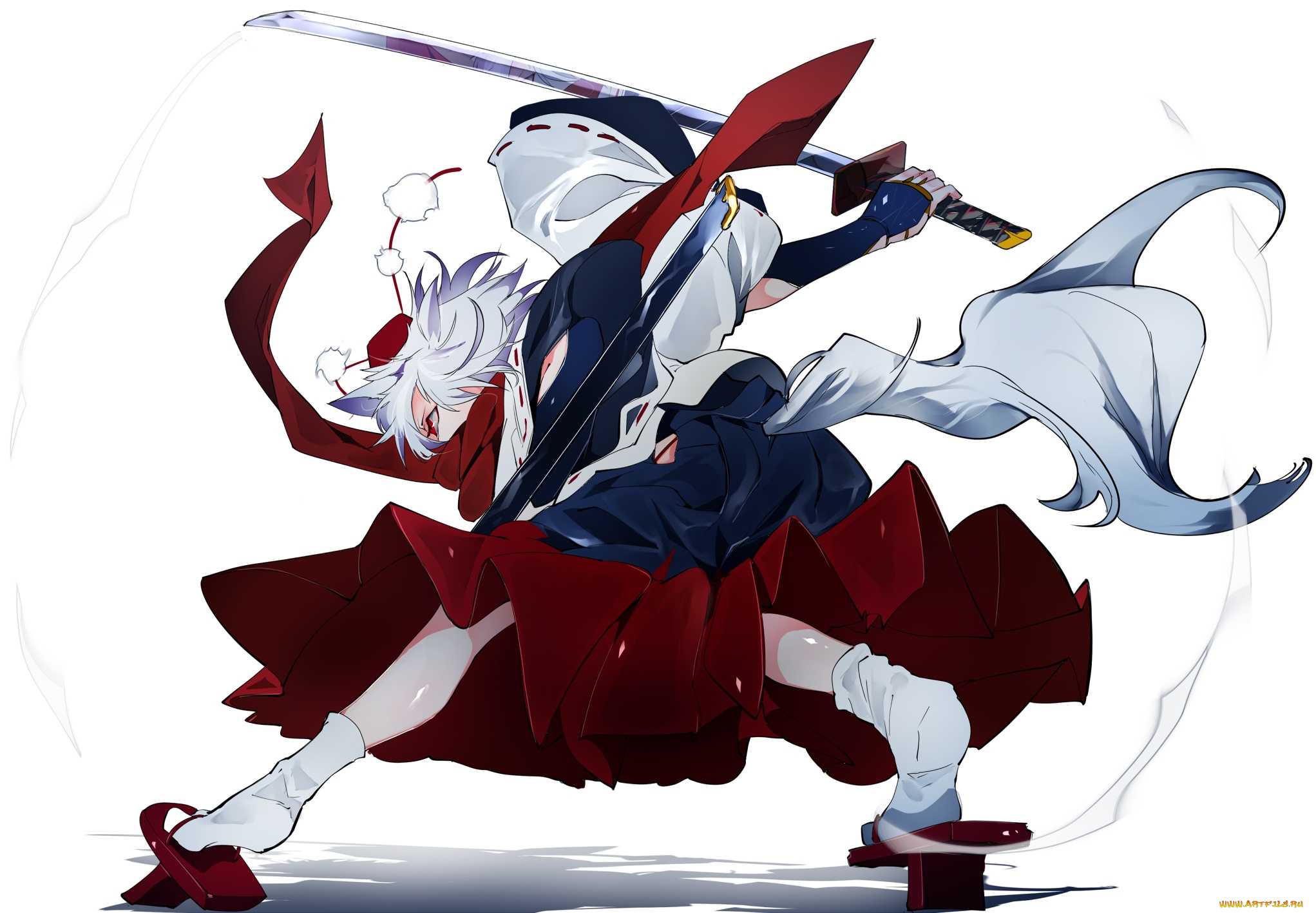 аниме, touhou, inubashiri, momiji