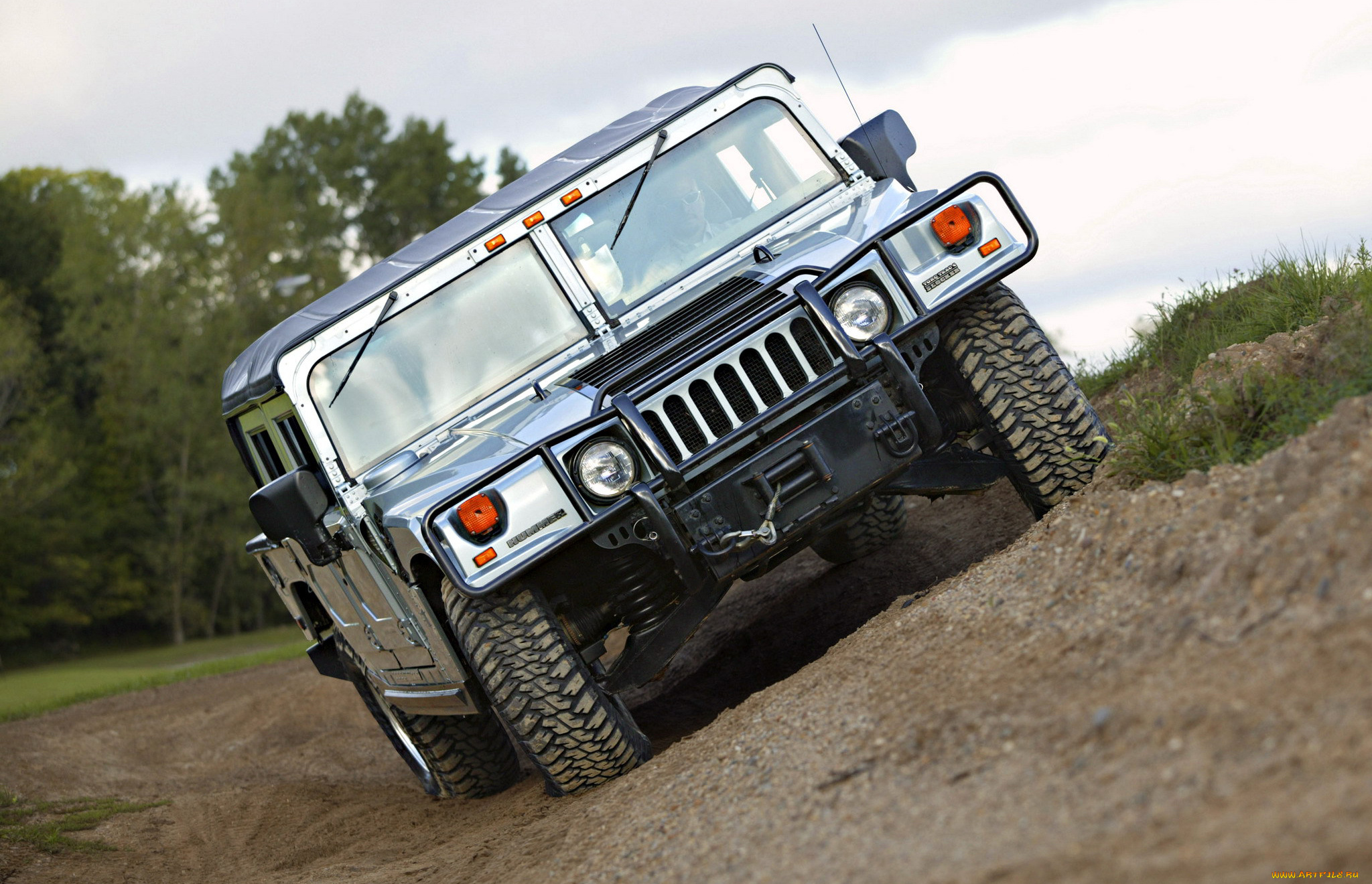 hummer, h1, convertible, 1992, автомобили, hummer, convertible, h1, 1992, серый