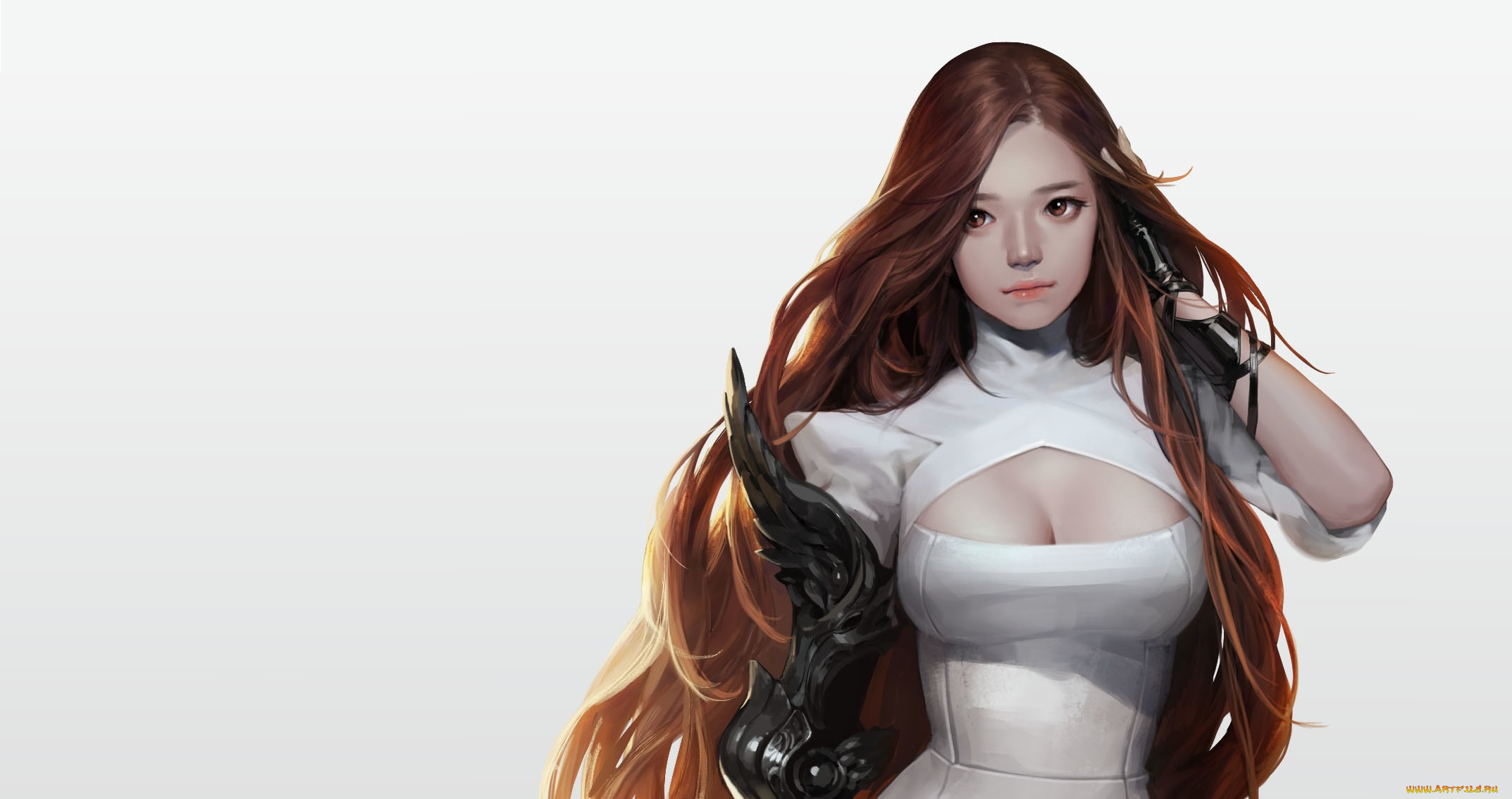 3д, графика, аниме, , anime, девушка, personal, work, воин, snod, snow, арт