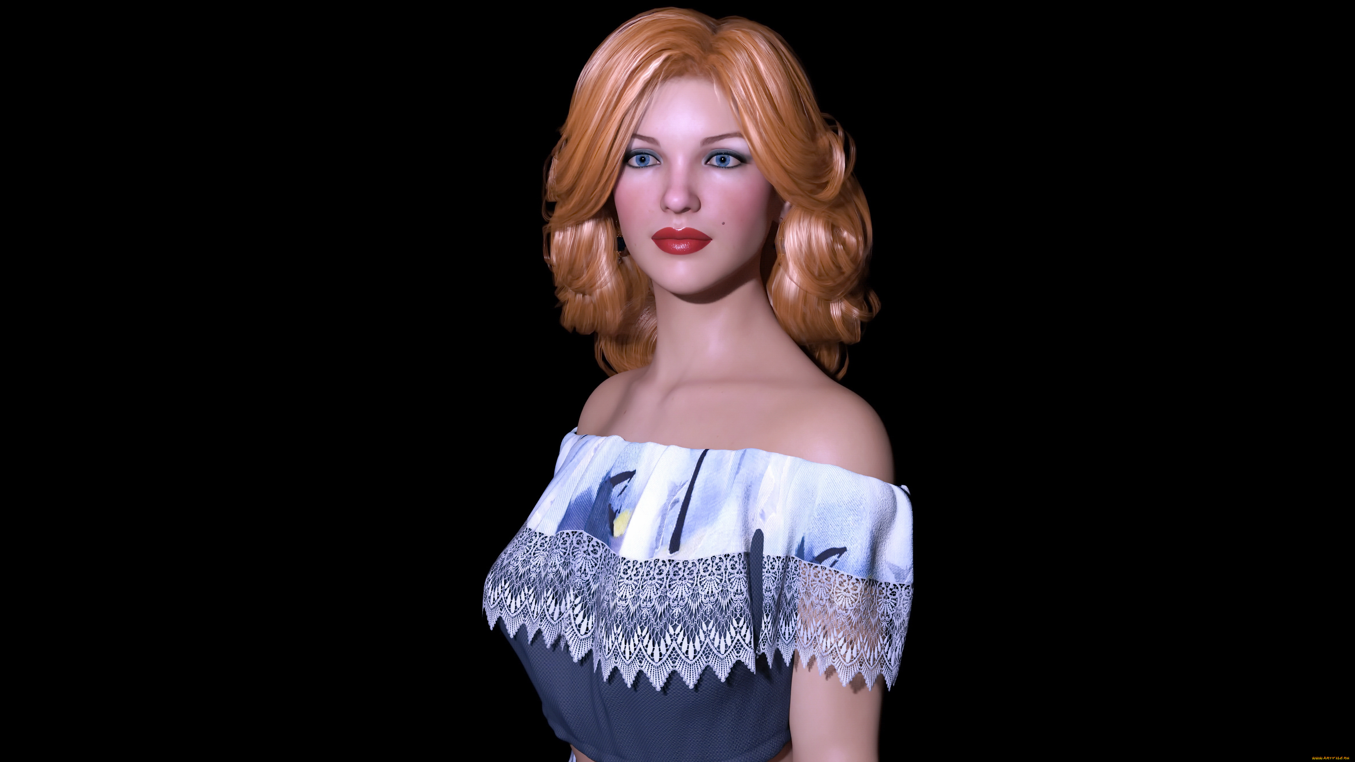 3д, графика, люди, , people, фон, взгляд, девушка