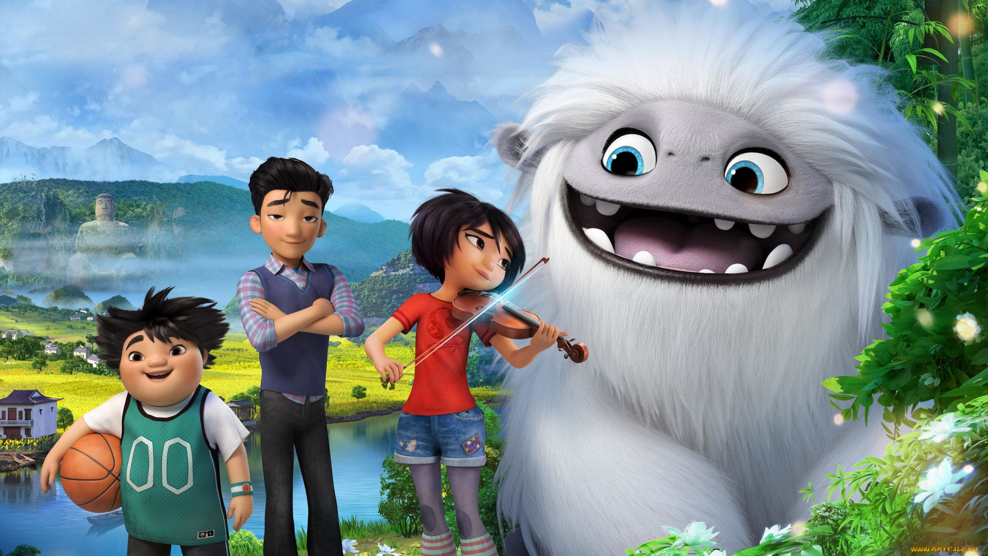 abominable, , 2019, мультфильмы, китай, сша, персонажи, мультфильм, эверест