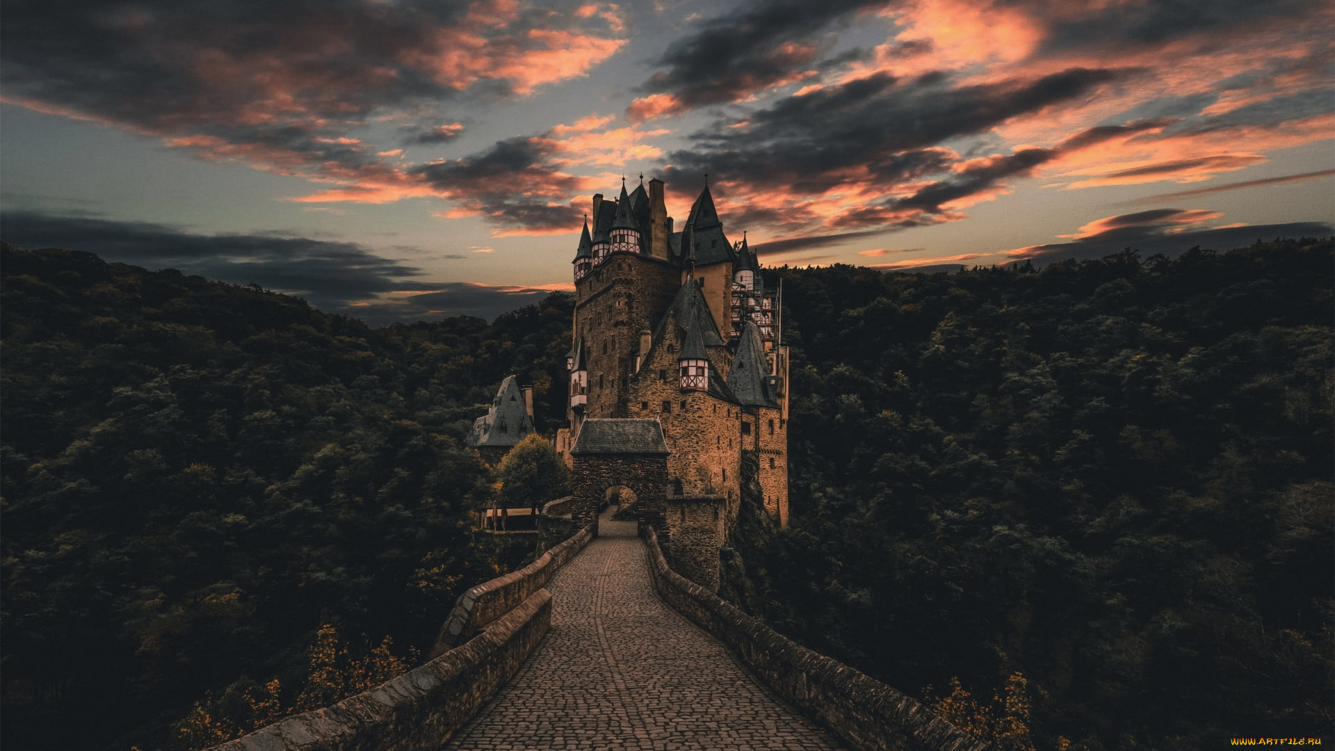 eltz, castle, города, замки, германии, eltz, castle