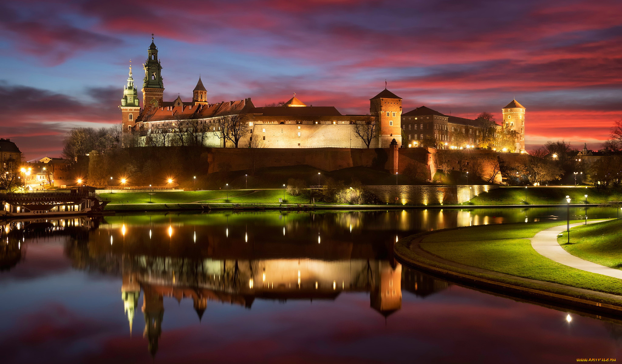 wawel, castle, города, краков, , польша, wawel, castle