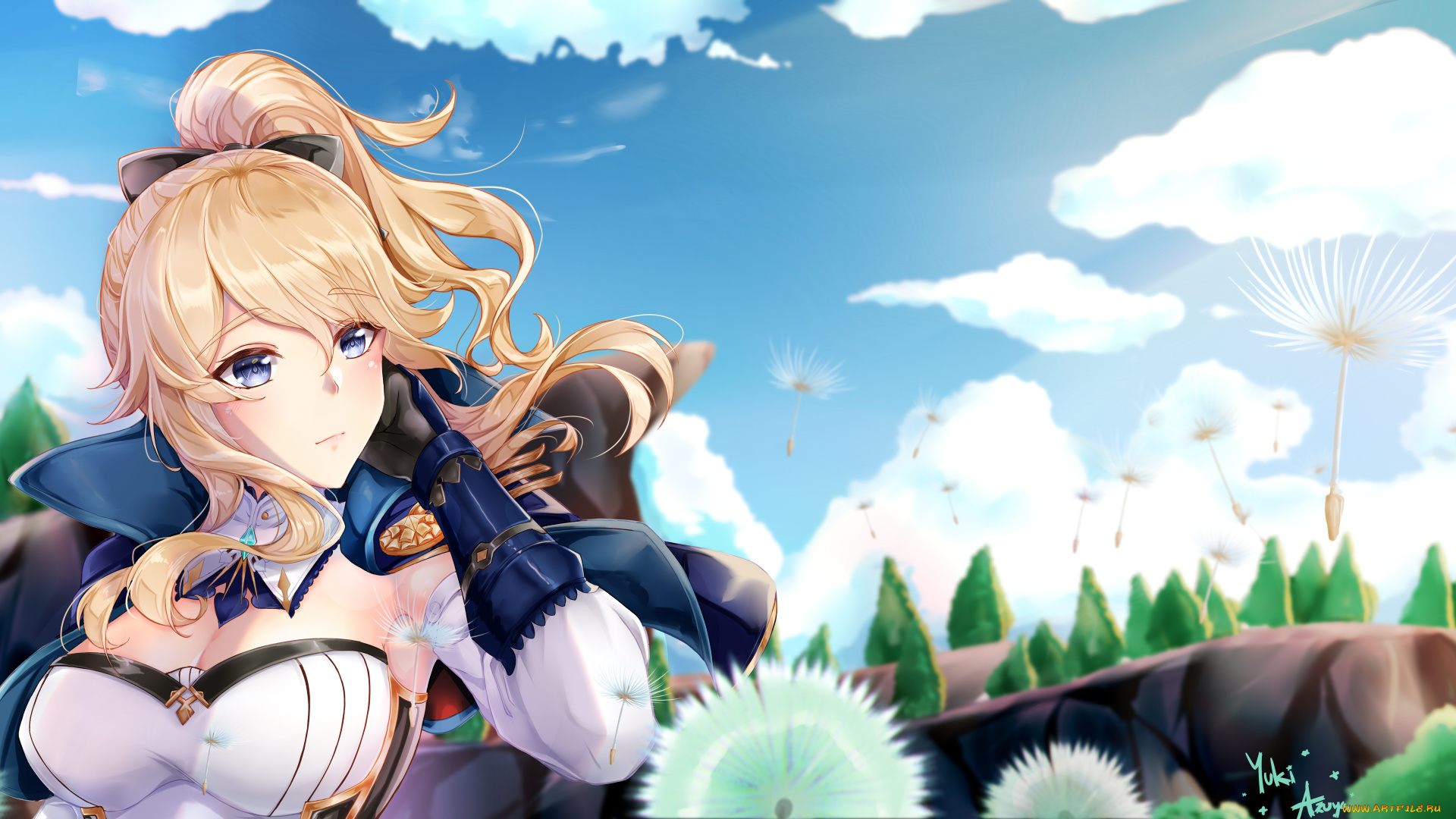 аниме, genshin, impact, genshin, impact