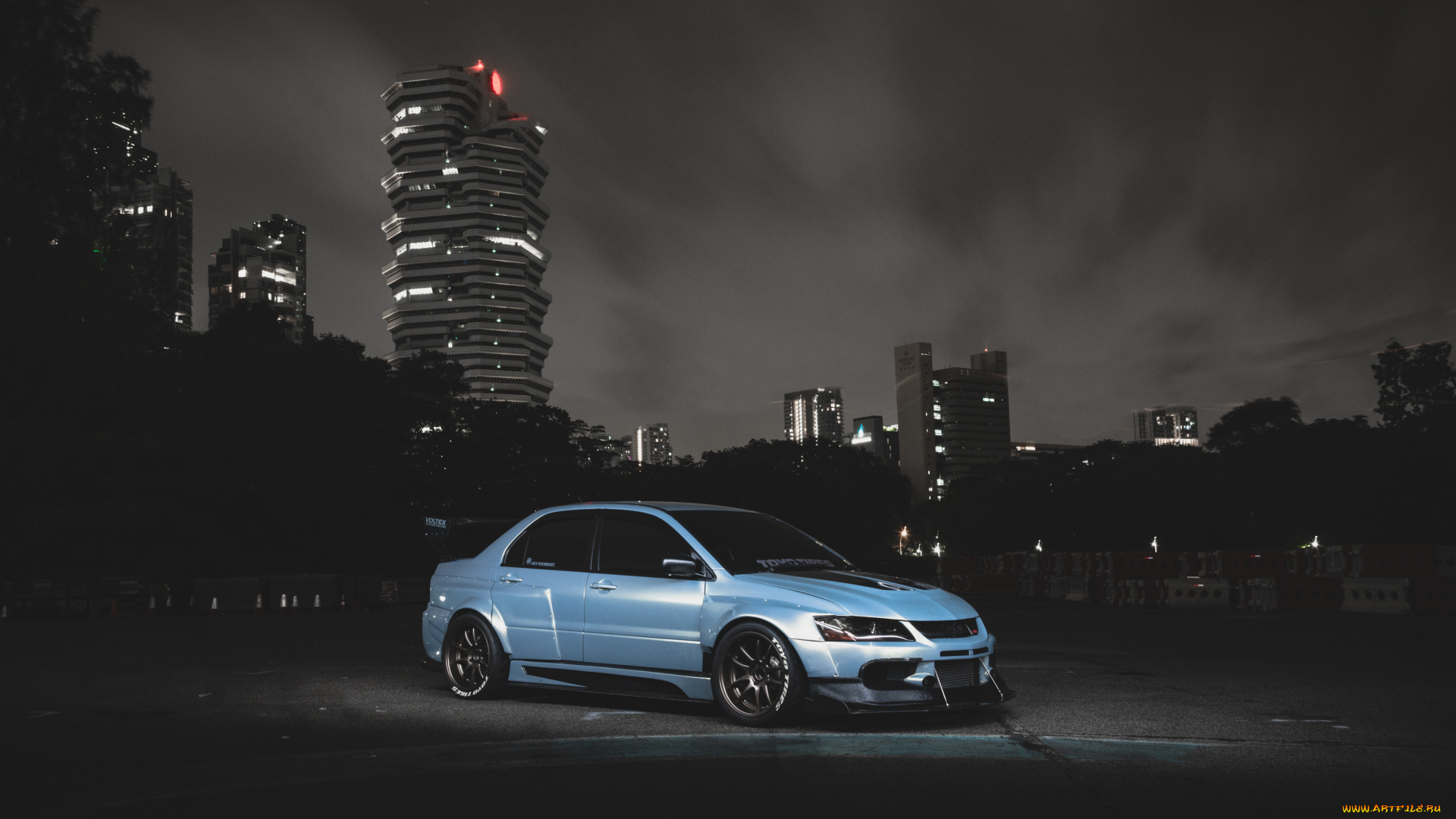 автомобили, mitsubishi, blue, lancer, evolution, ix