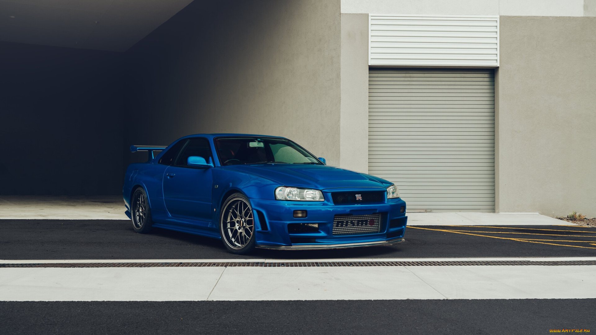 автомобили, nissan, datsun, gt-r, skyline, r34, nismo, no, parking