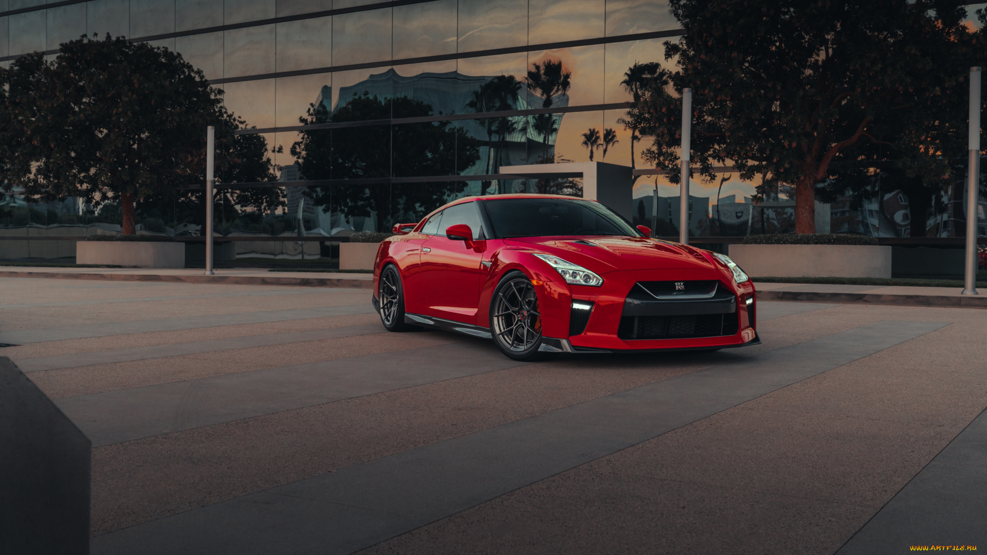 автомобили, nissan, datsun, gtr, japan, r35, red, sight