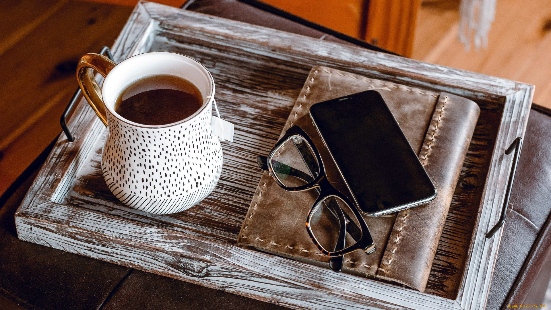еда, напитки, , чай, поднос, чай, телефон, очки