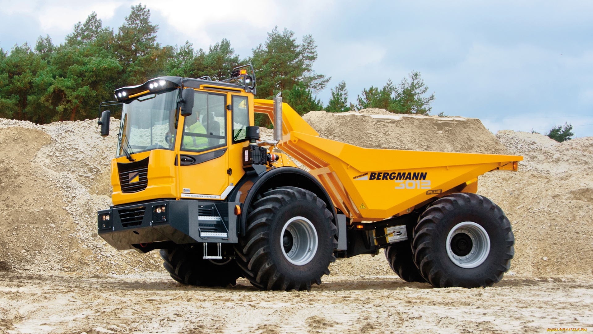 техника, строительная, техника, bergmann