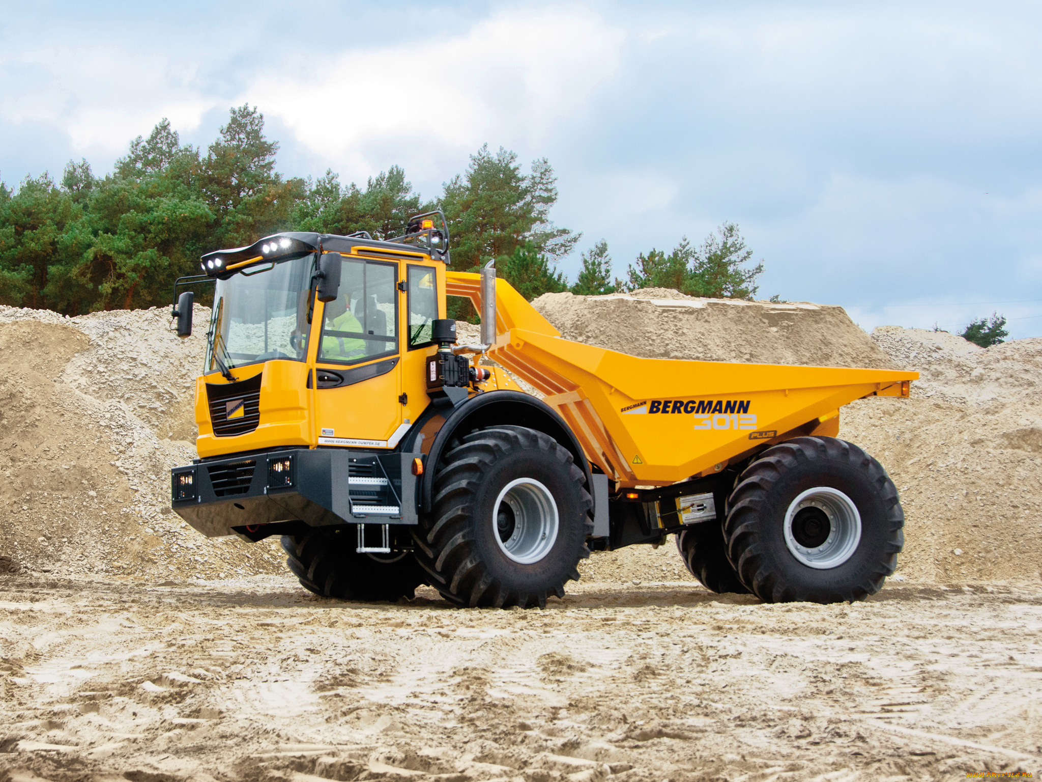 техника, строительная, техника, bergmann