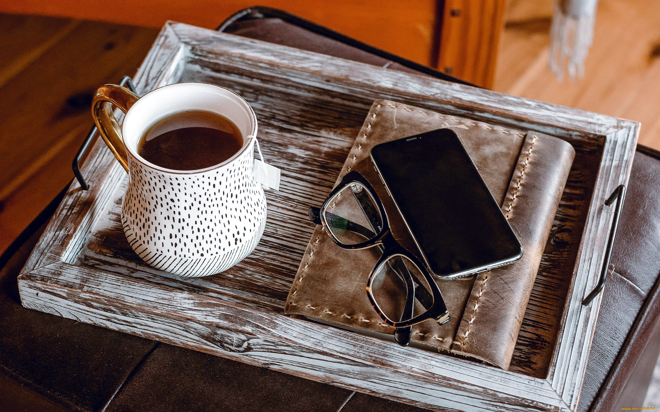 еда, напитки, , чай, поднос, чай, телефон, очки