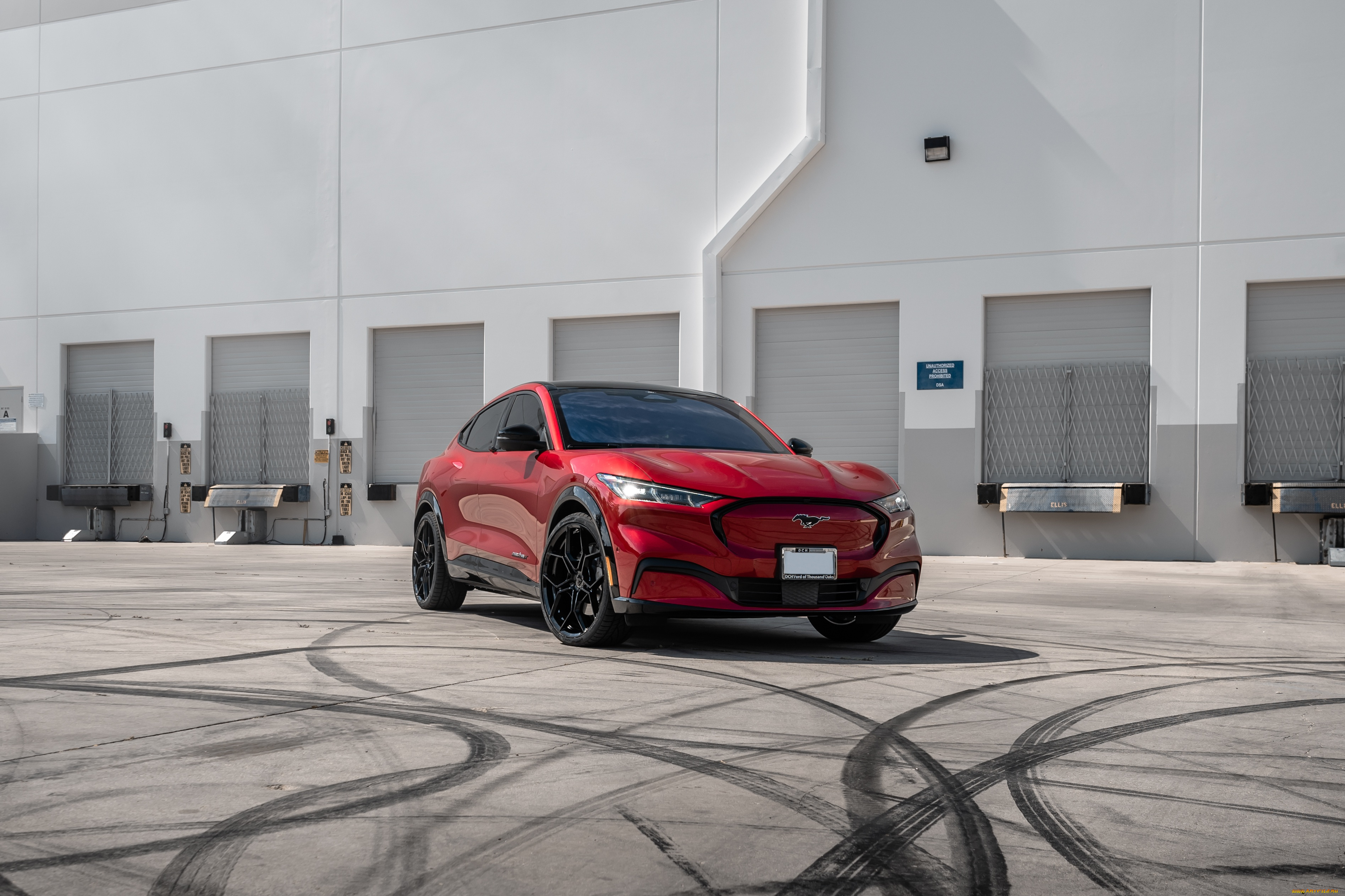 автомобили, mustang, ford, red, mach, e