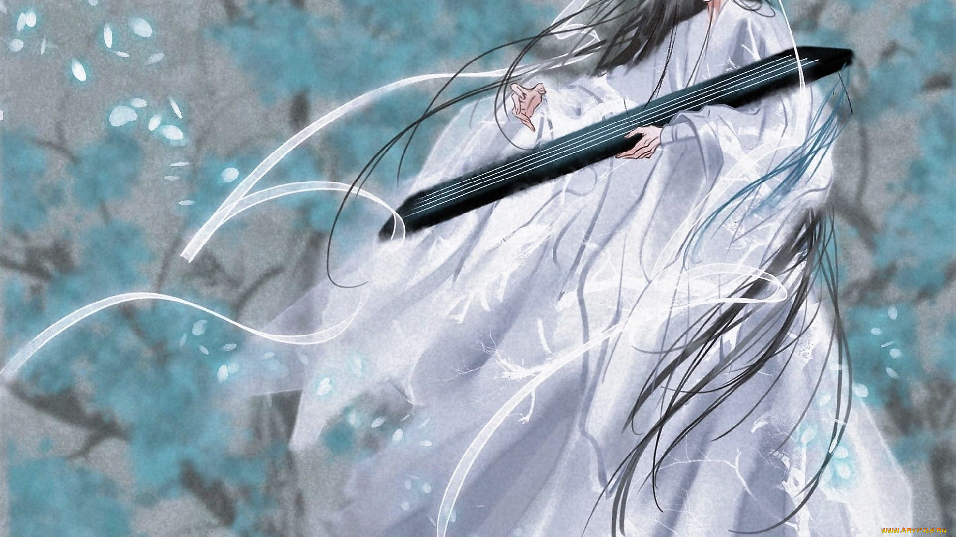 аниме, mo, dao, zu, shi, лань, ванцзи, гуцинь