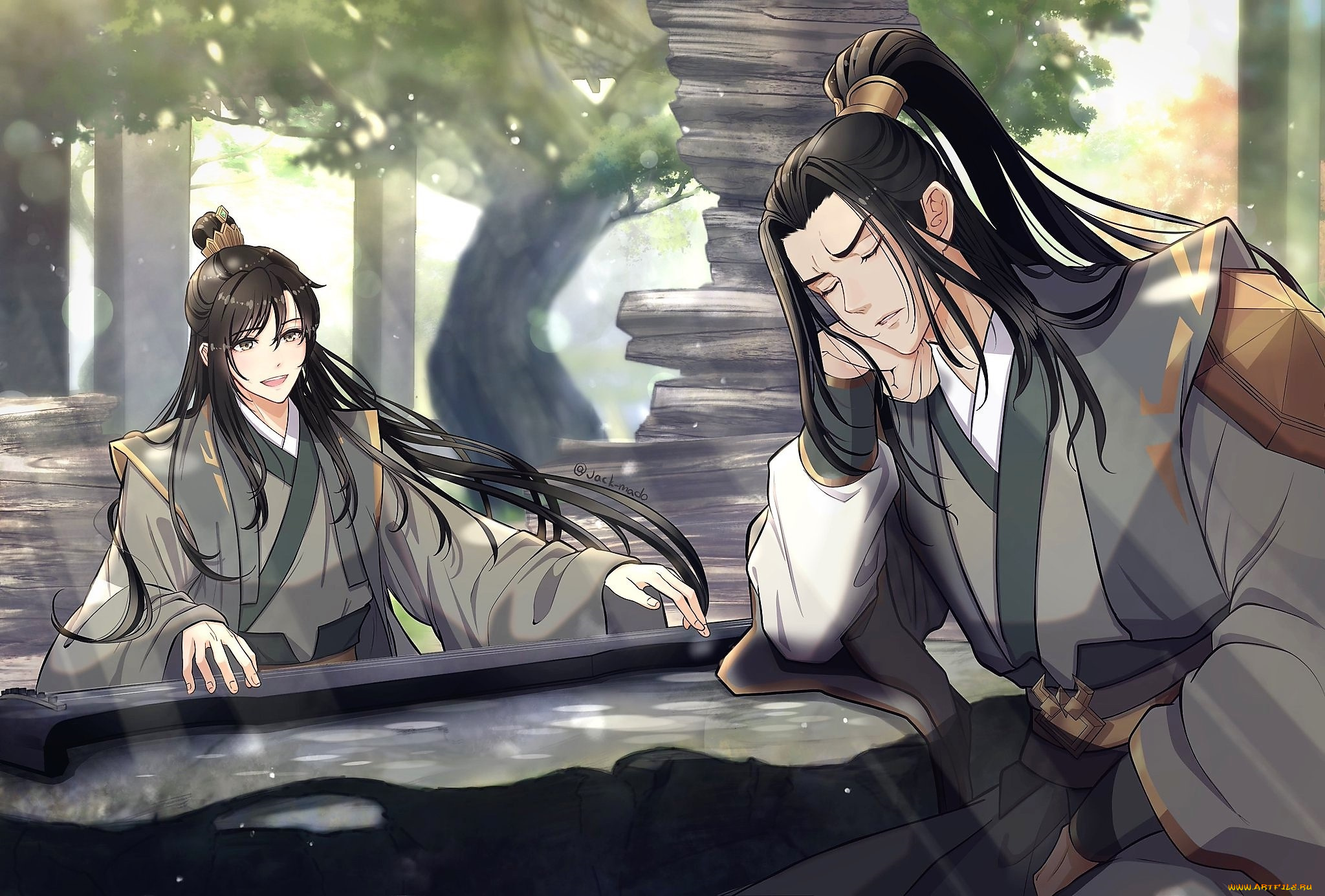 аниме, mo, dao, zu, shi, не, хуайсан, минцзюе, гуцинь