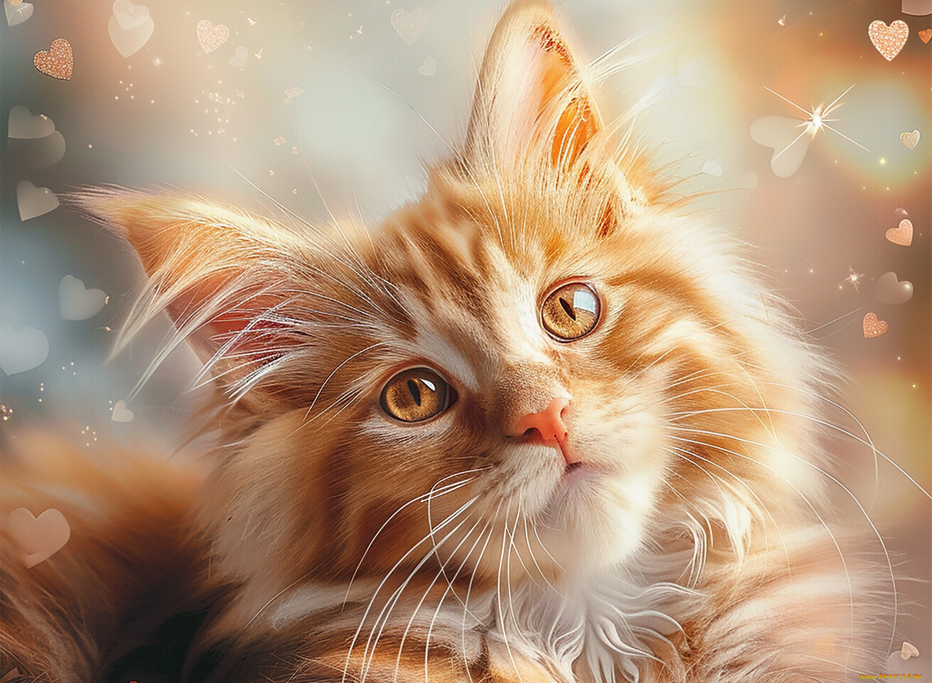 разное, компьютерный, дизайн, кот, кошка