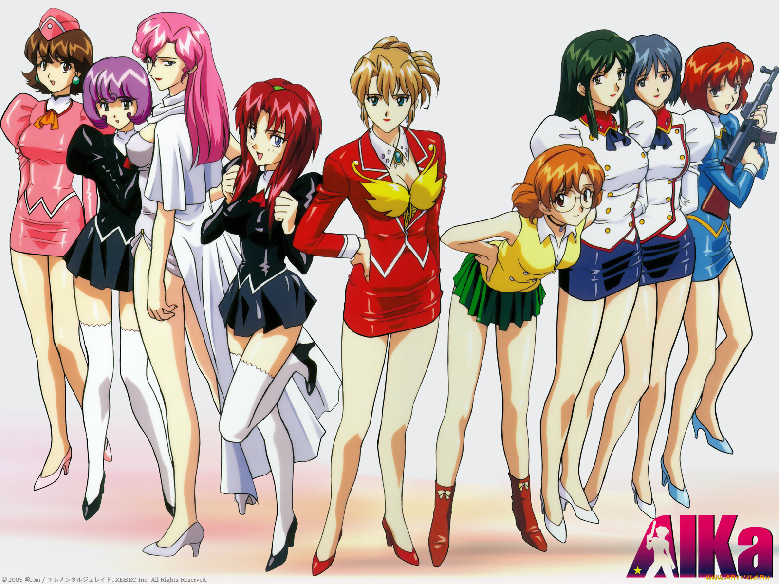 аниме, agent, aika