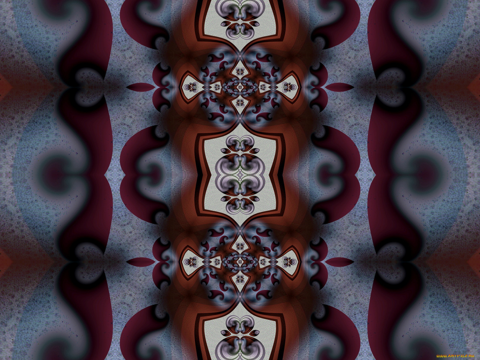 3д, графика, fractal, фракталы, фон, узор