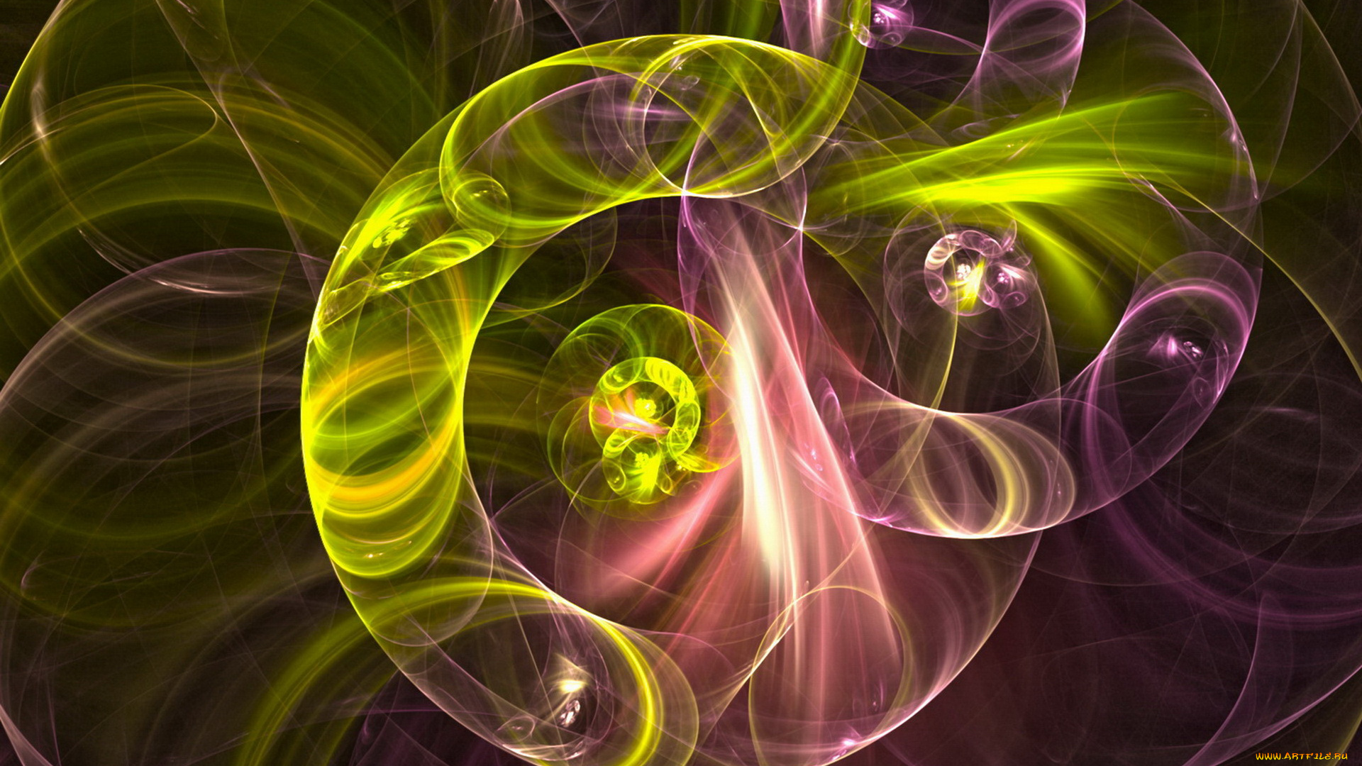 3д, графика, fractal, фракталы, фон, узор