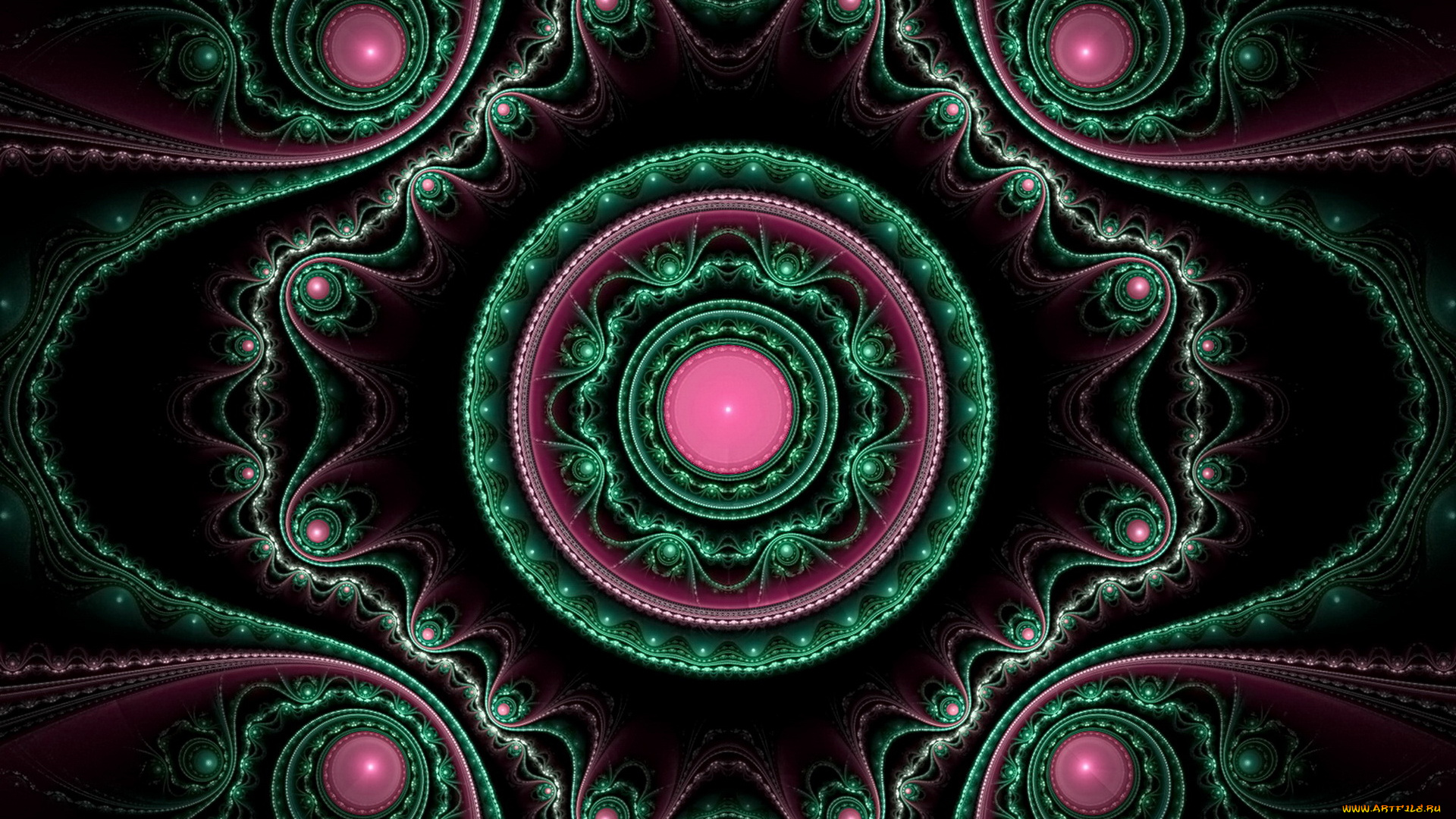 3д, графика, fractal, фракталы, фон, узор