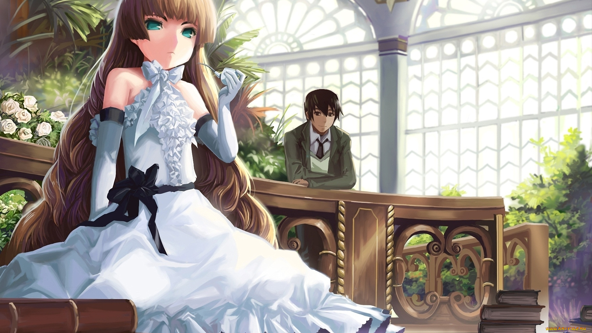 аниме, gosick, девочка