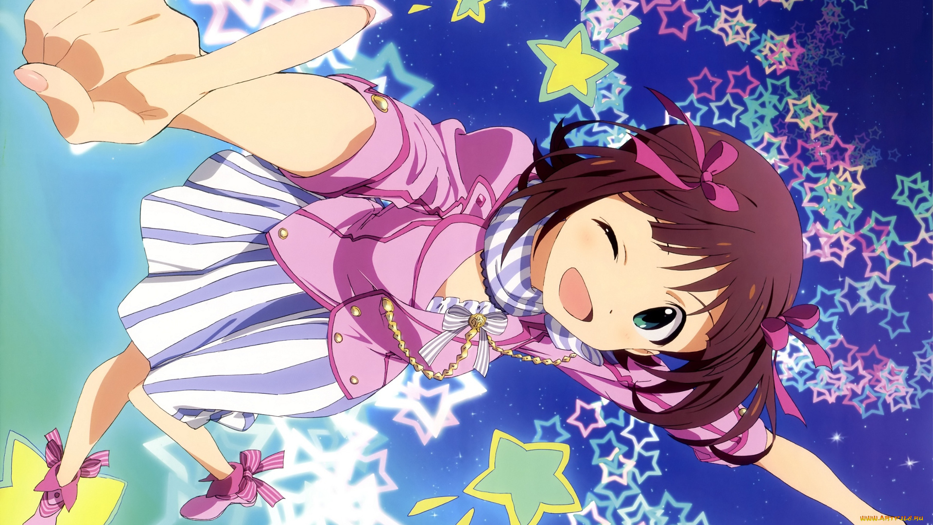 аниме, idolm@ster, девушка