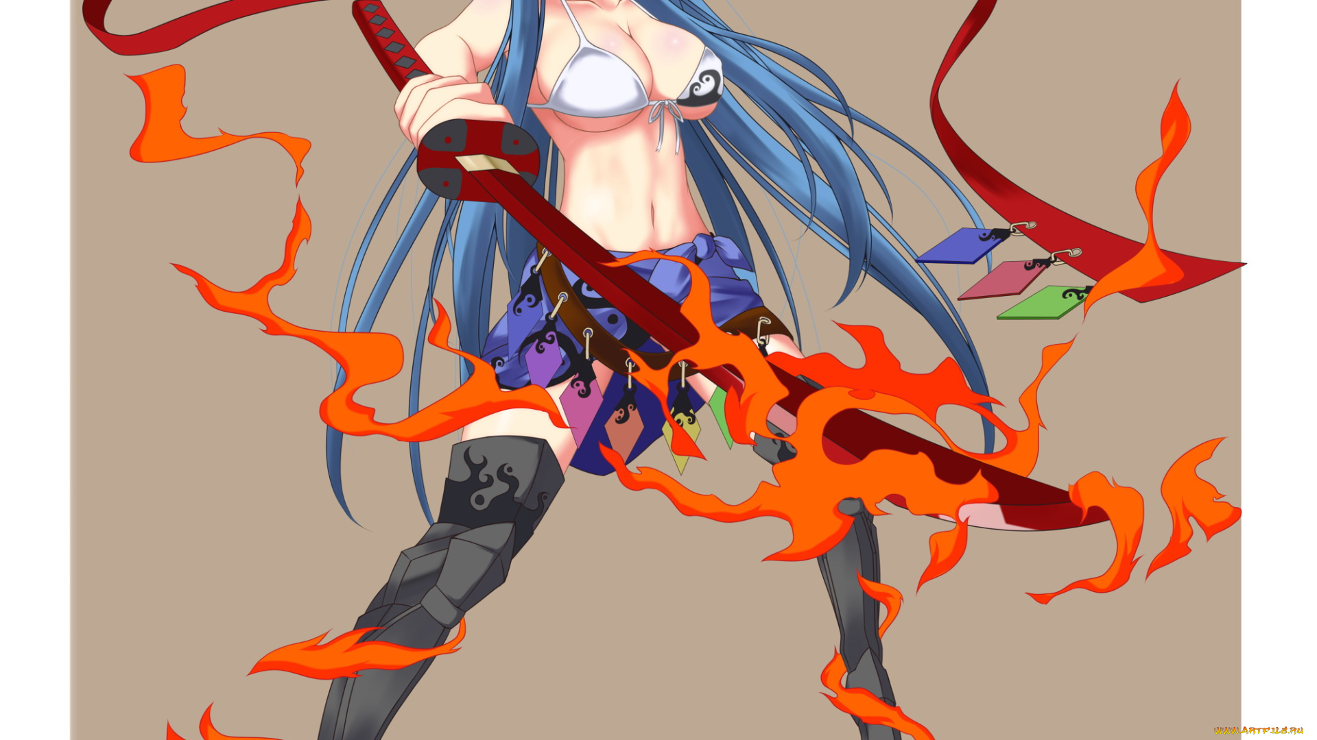 аниме, touhou, тенши, хинанай