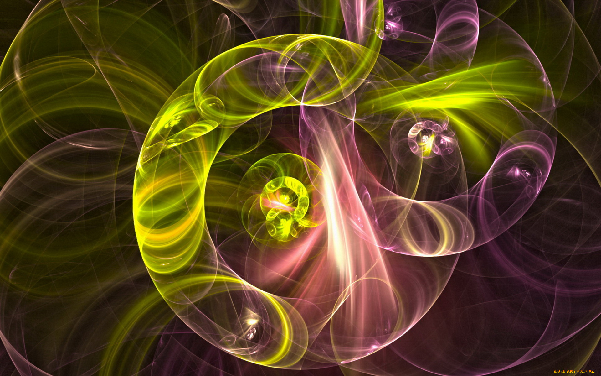 3д, графика, fractal, фракталы, фон, узор