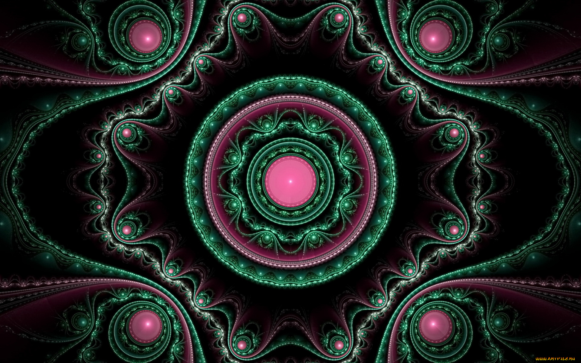 3д, графика, fractal, фракталы, фон, узор