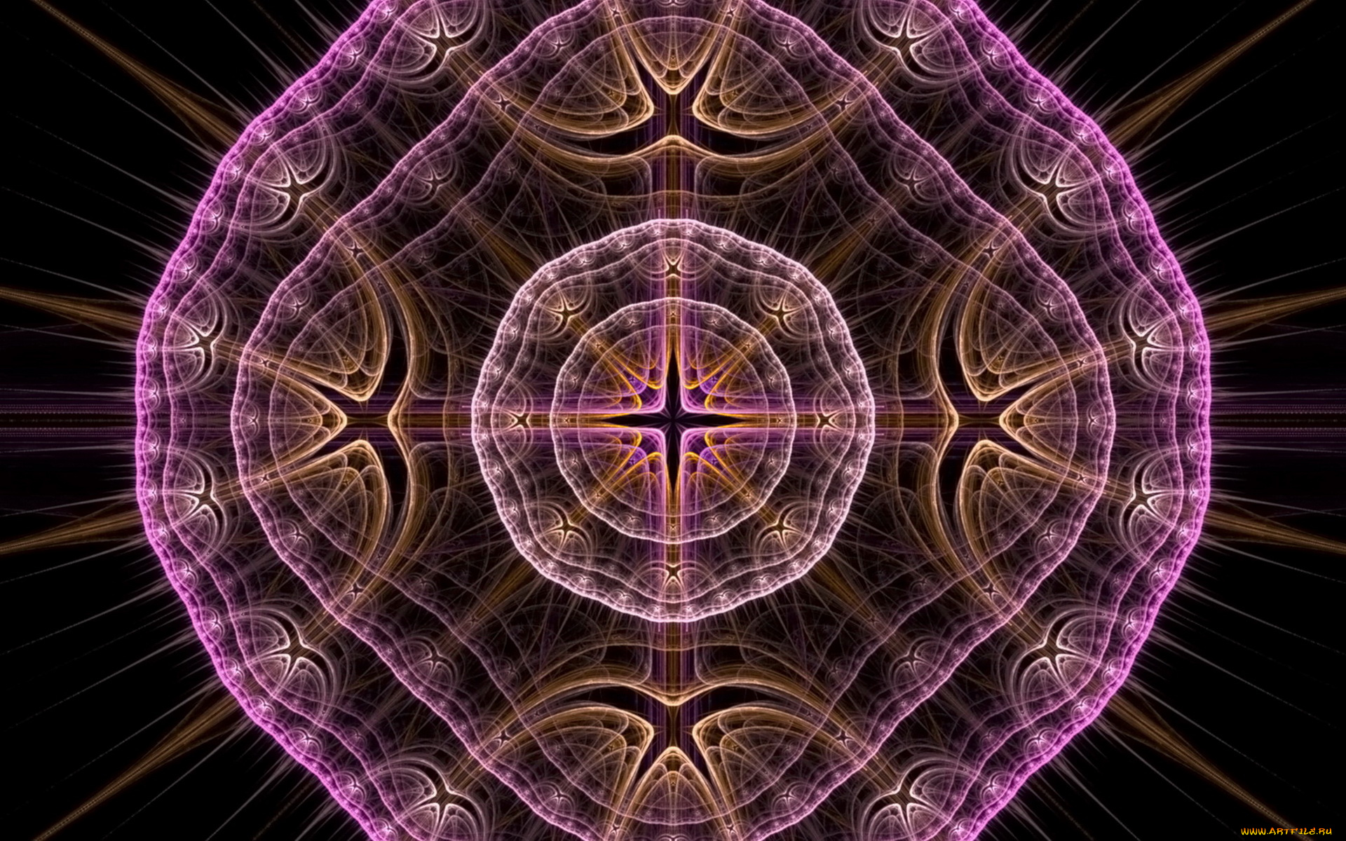 3д, графика, fractal, фракталы, фон, узор