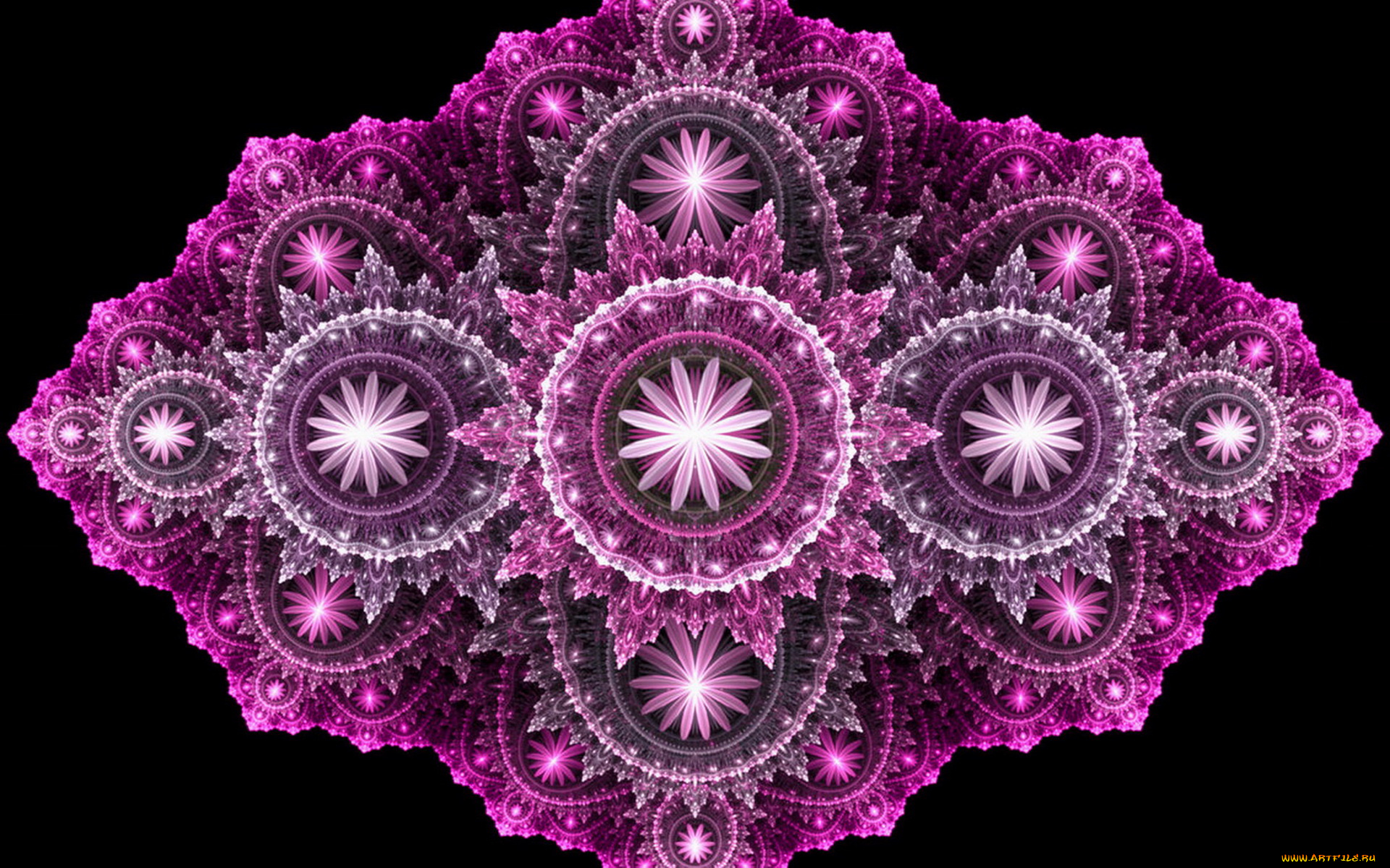 3д, графика, fractal, фракталы, фон, узор