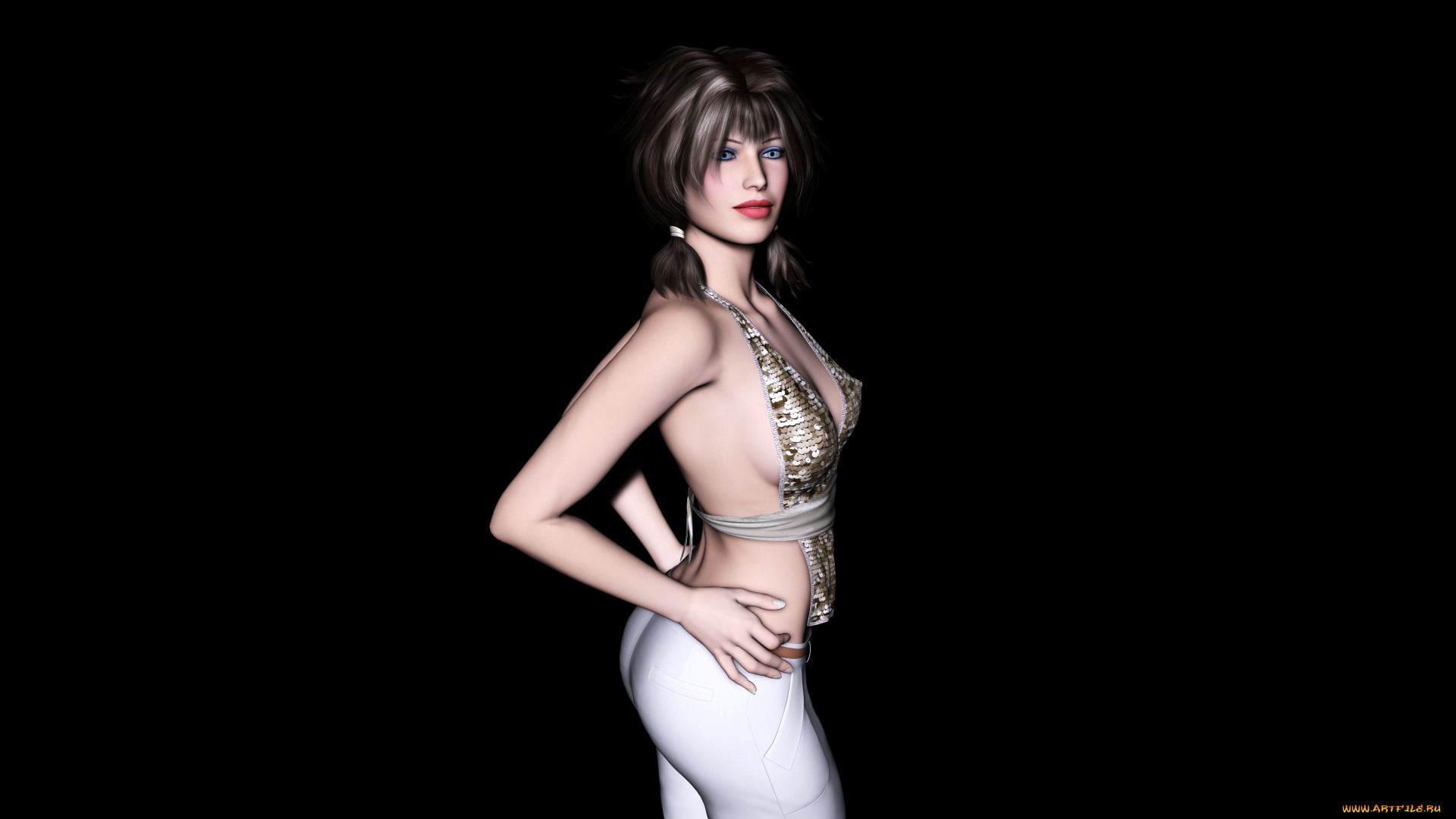 3д, графика, people, , люди, фон, взгляд, девушка