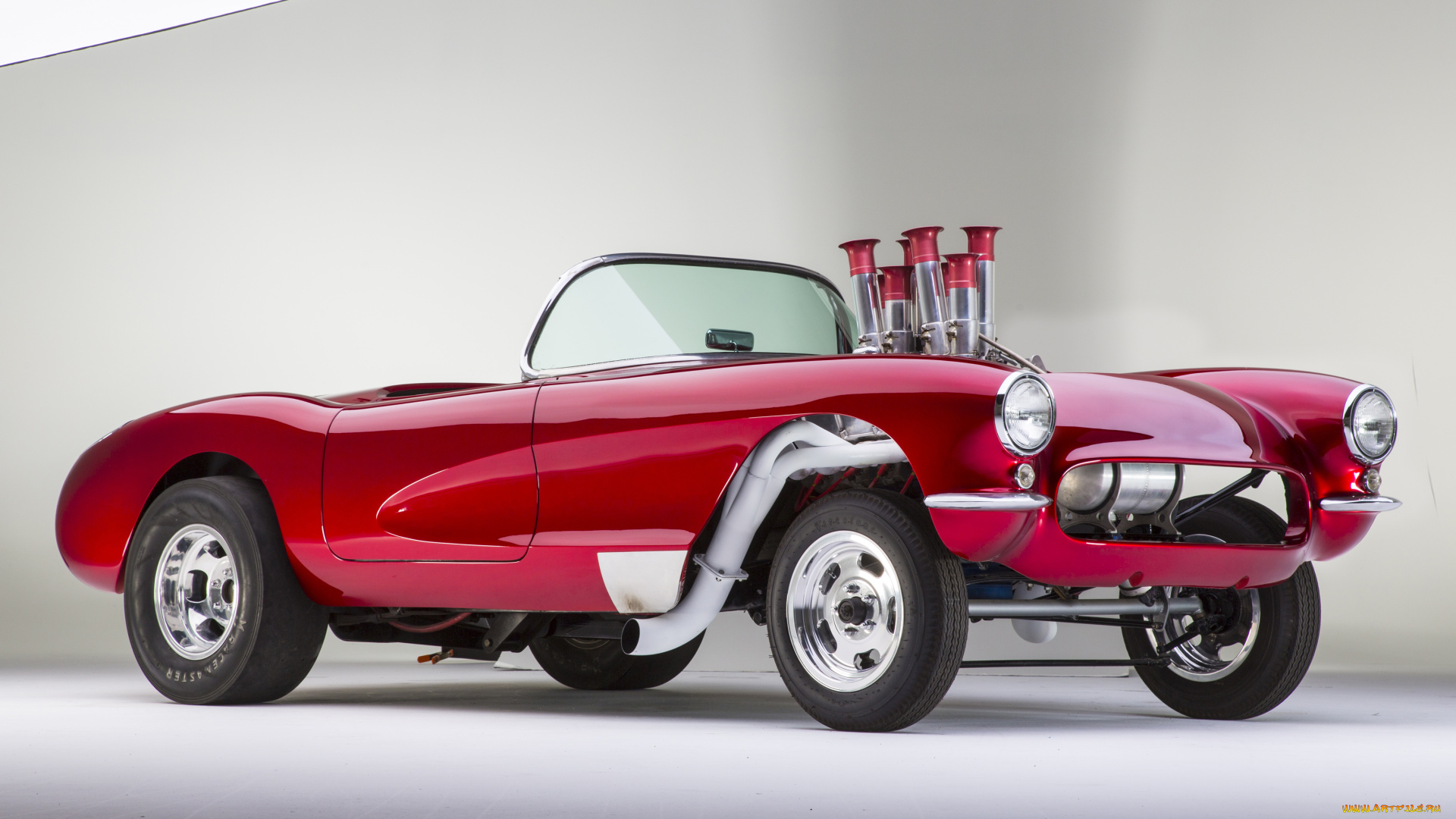 автомобили, corvette, dragster