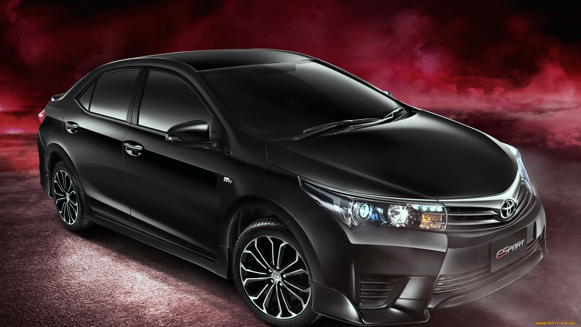 автомобили, toyota, corolla, altis, esport, 2014г, темный