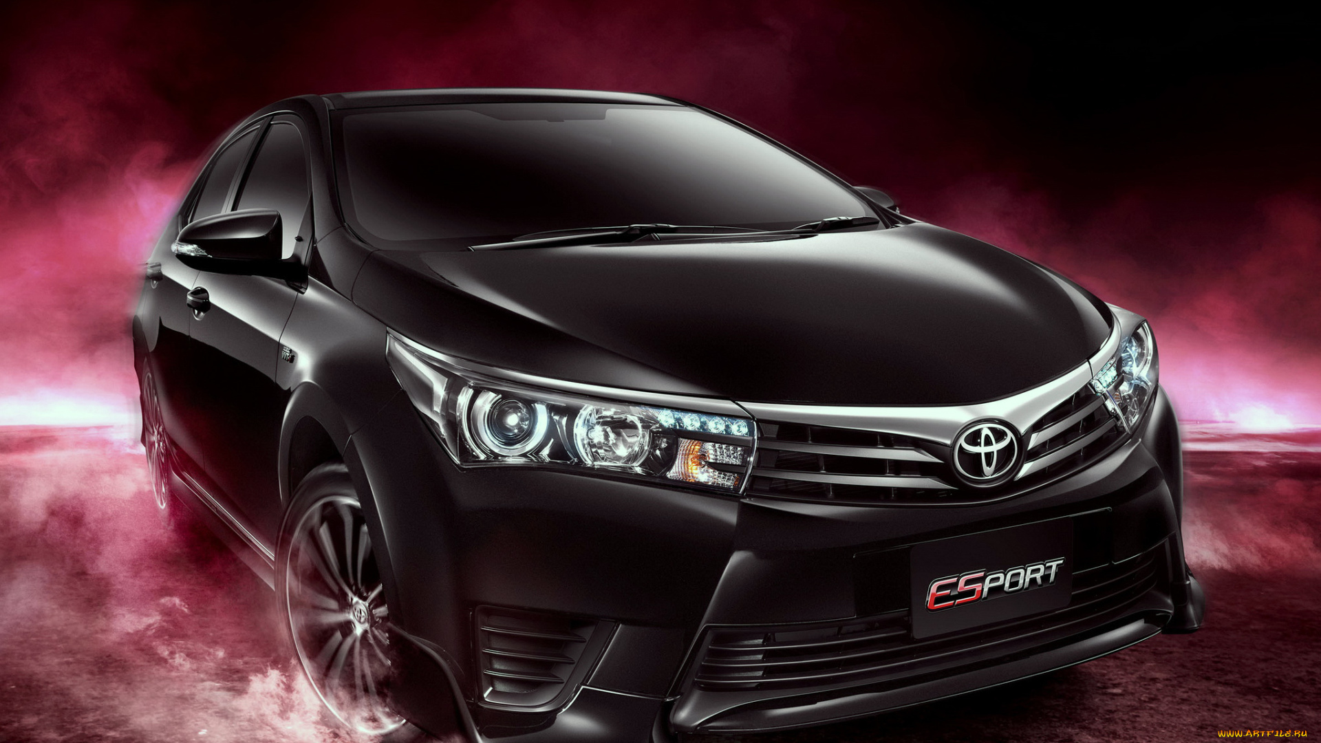 автомобили, toyota, corolla, altis, esport, 2014г, темный