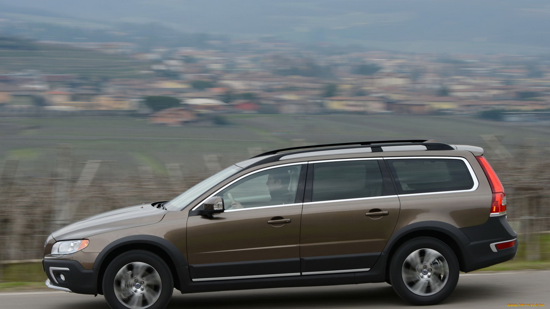 автомобили, volvo, xc70, d4, polar, 2014