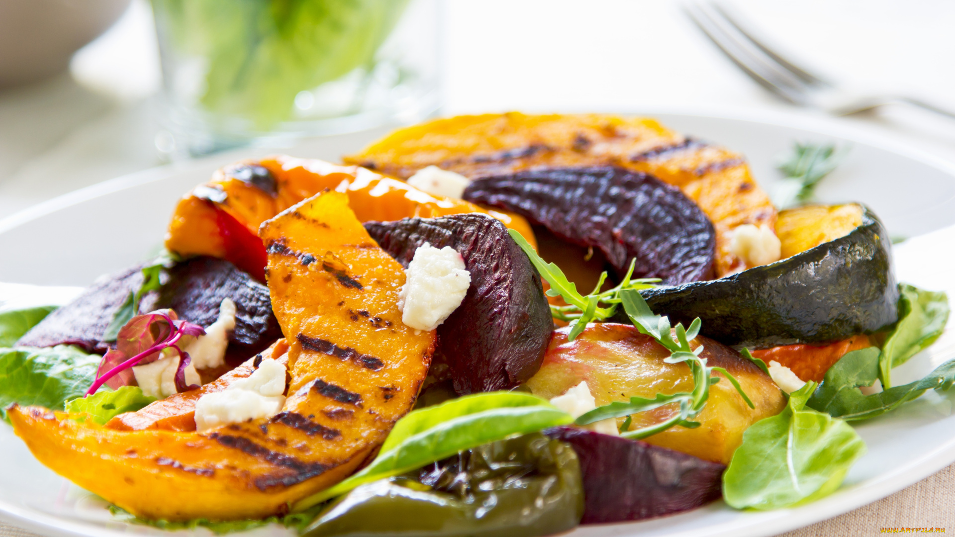 еда, овощи, гриль