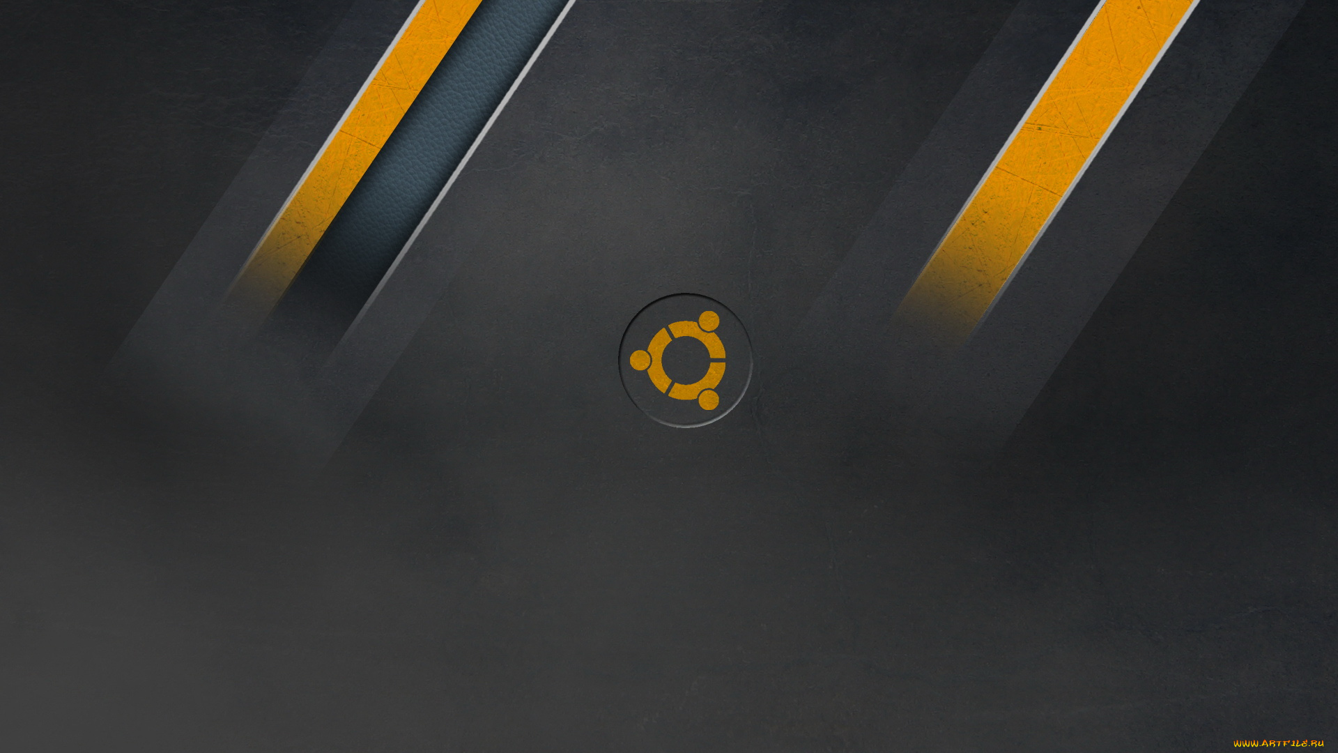 компьютеры, ubuntu, linux, полосы, фон, логотип