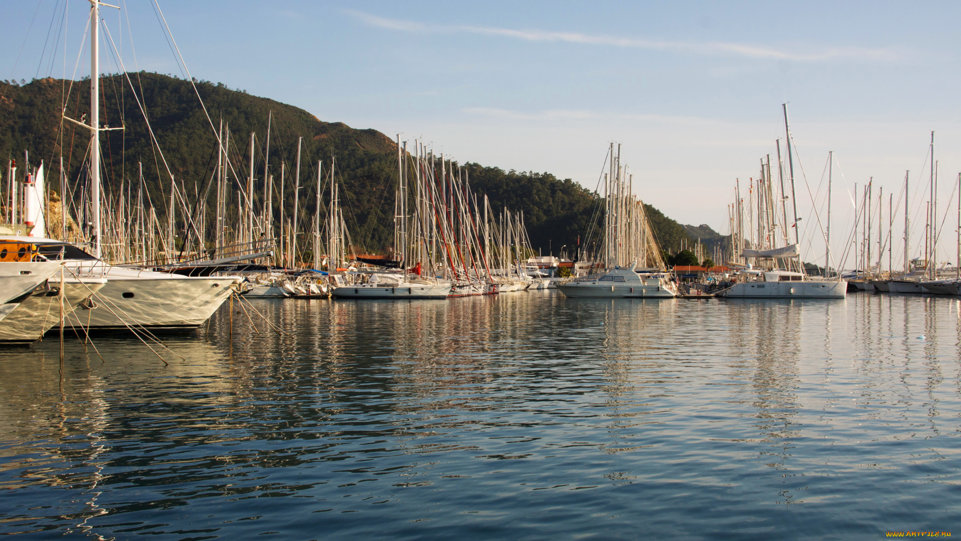 корабли, Яхты, море