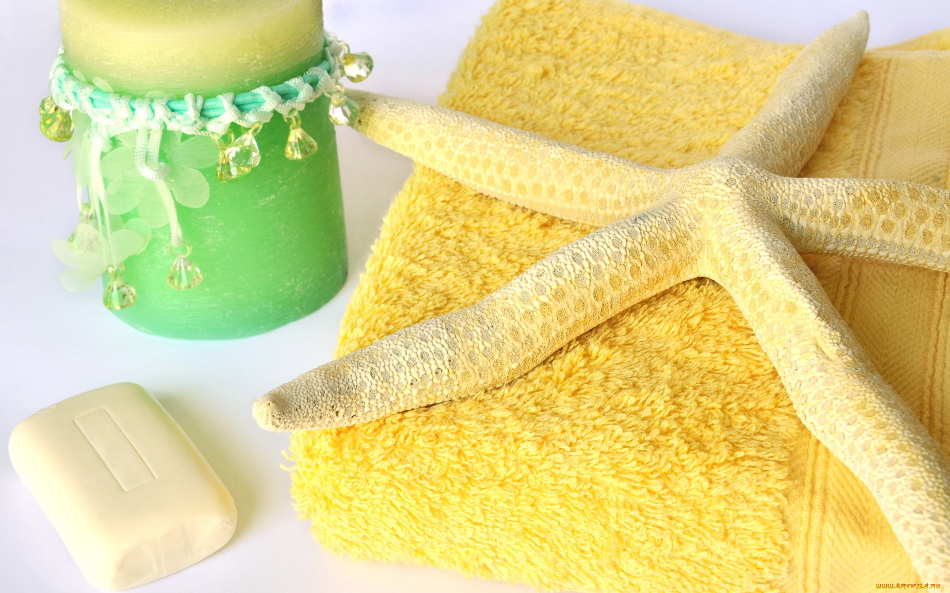 разное, ракушки, , кораллы, , декоративные, и, spa-камни, звезда, полотенце, мыло, свеча