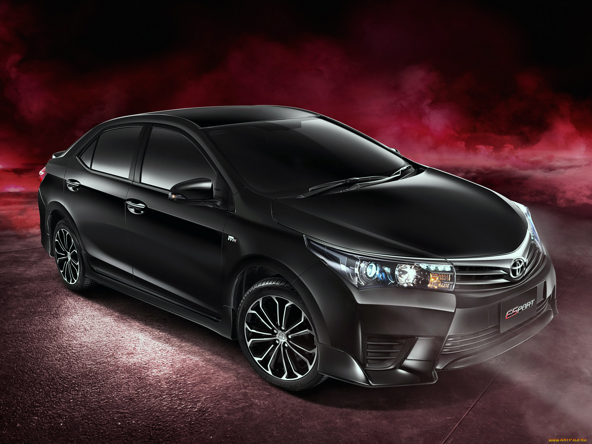 автомобили, toyota, corolla, altis, esport, 2014г, темный