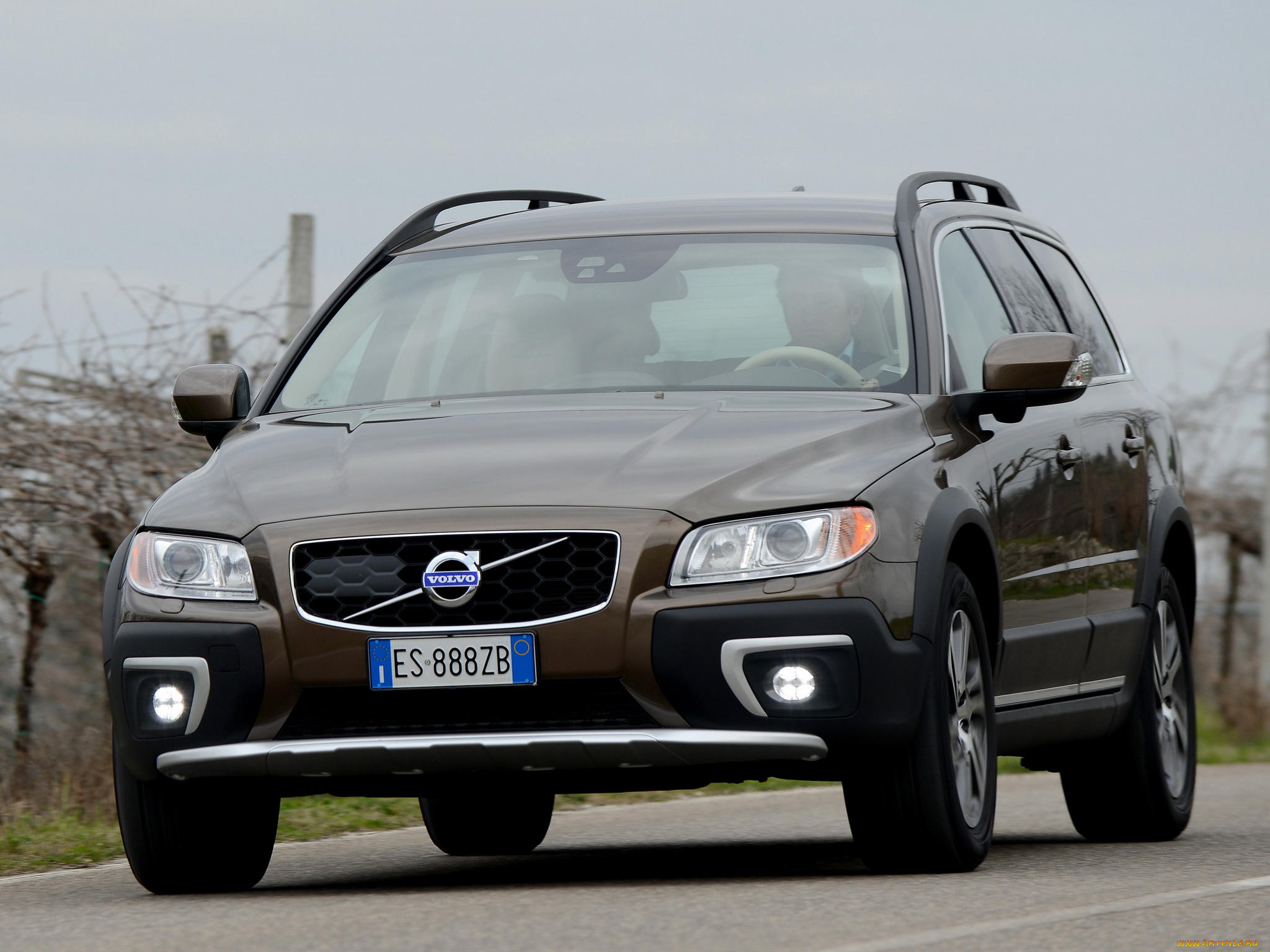 автомобили, volvo, xc70, d4, polar, 2014