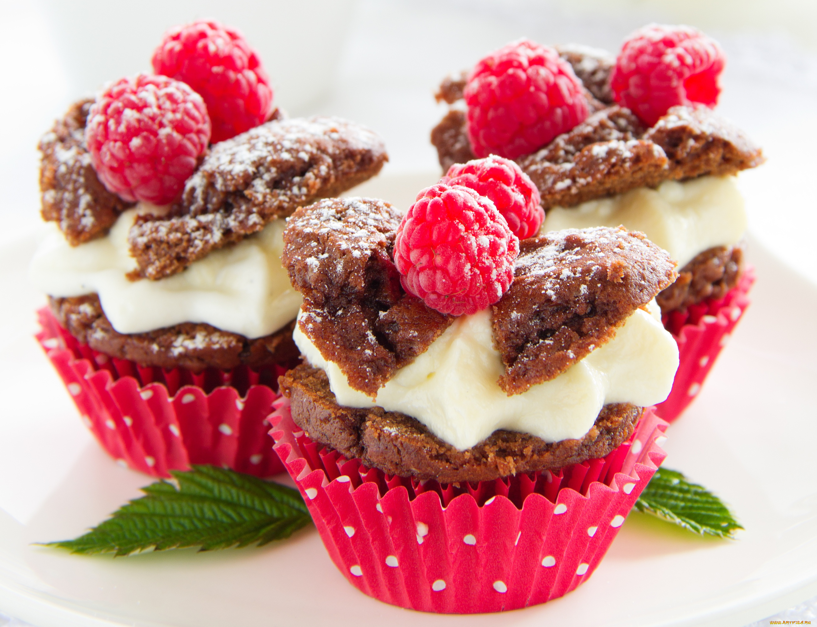 еда, пирожные, , кексы, , печенье, кексы, малина